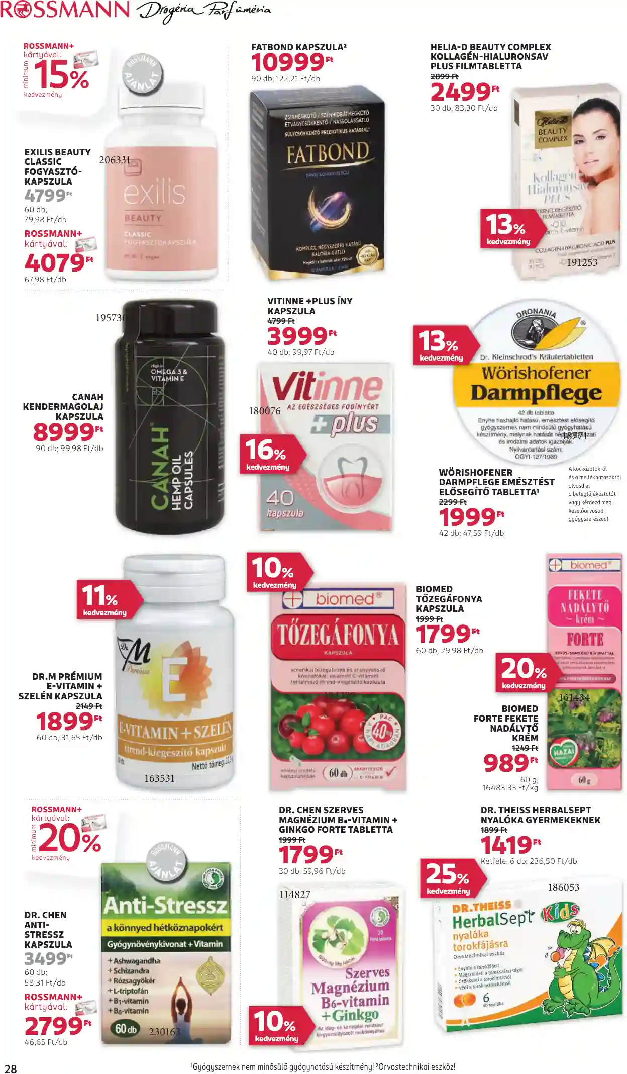 Rossmann akciós újság 47. hét (23 oldal)