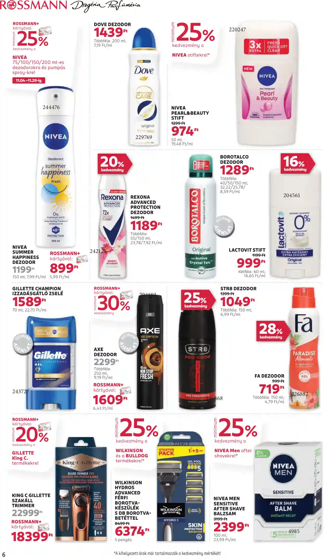 Rossmann akciós újság 47. hét (31 oldal)