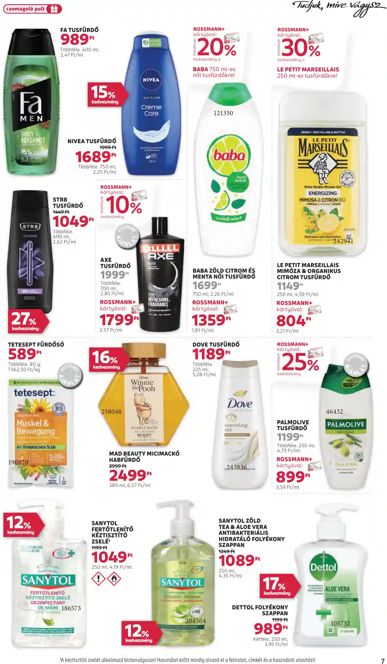 Rossmann akciós újság 47. hét (32 oldal)