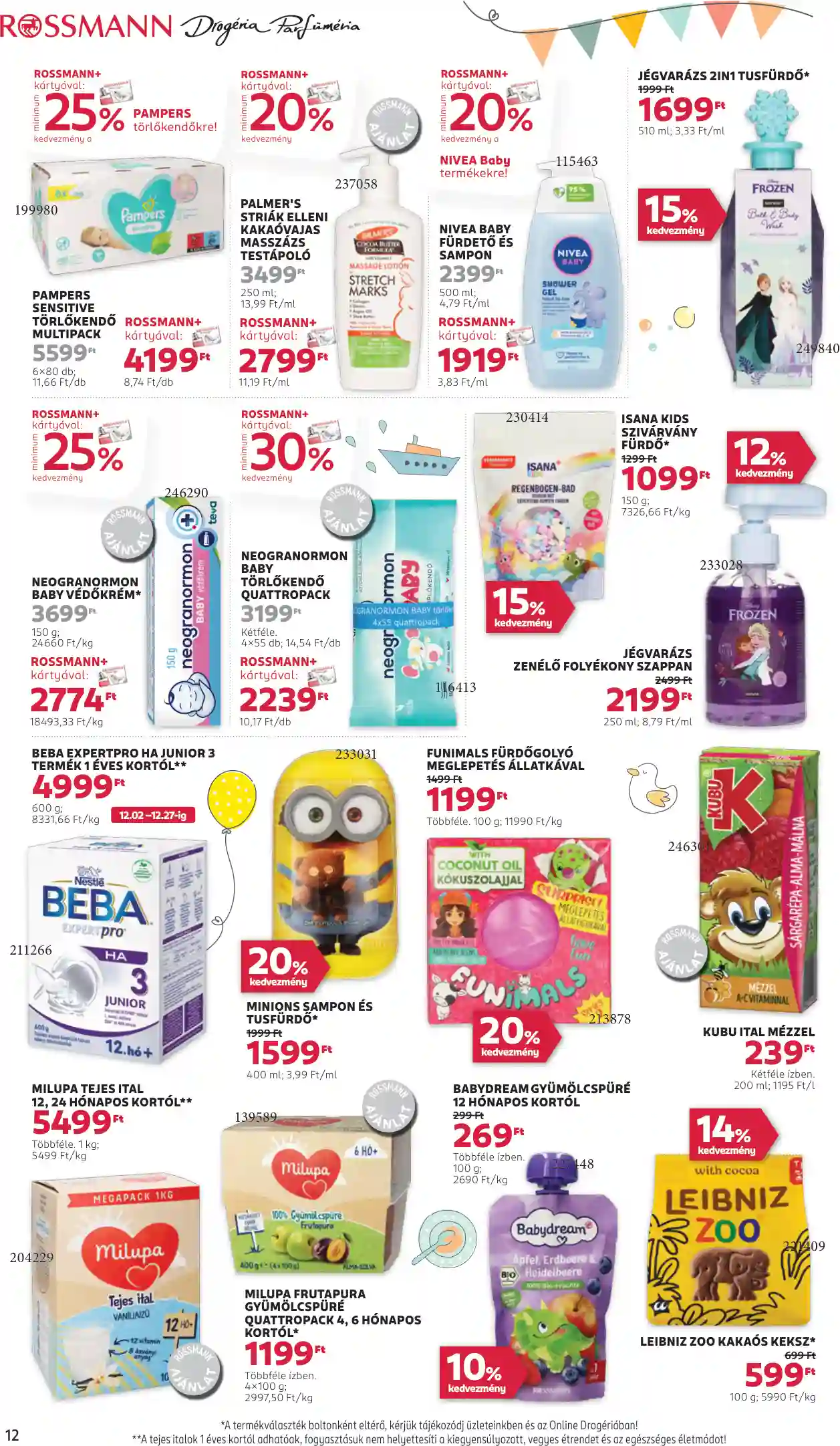 Rossmann akciós újság 49. hét (6 oldal)