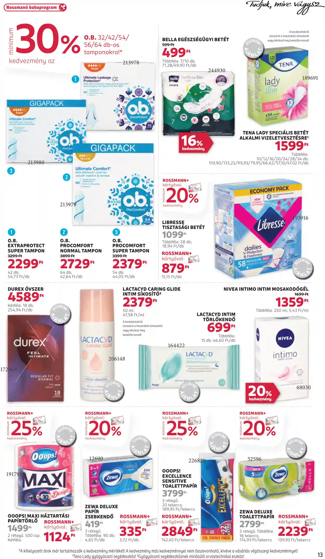 Rossmann akciós újság 49. hét (7 oldal)