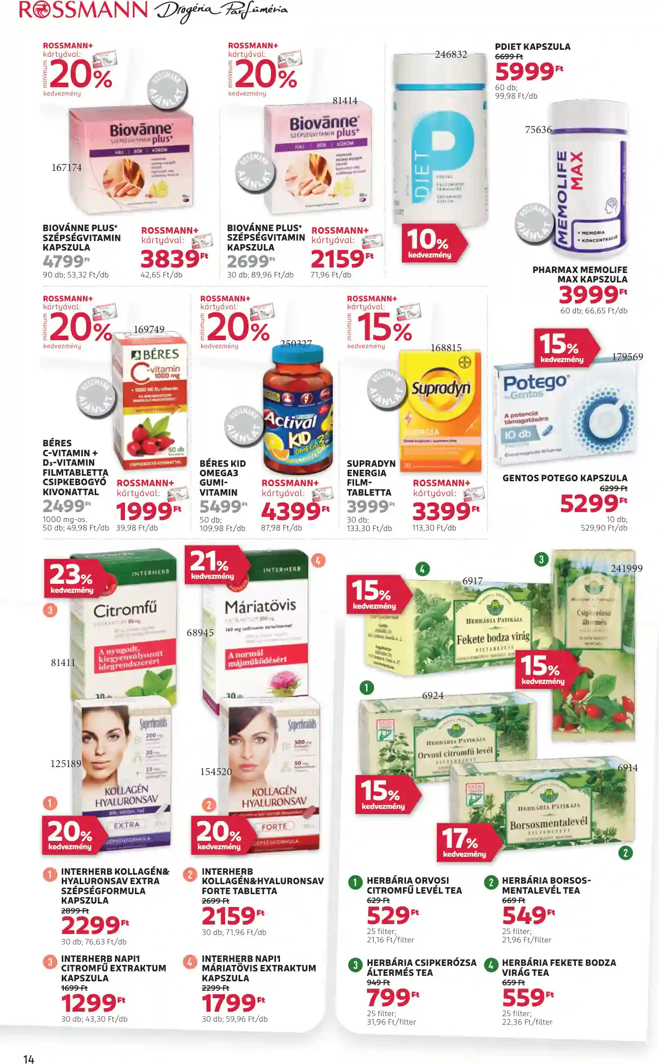 Rossmann akciós újság 49. hét (8 oldal)