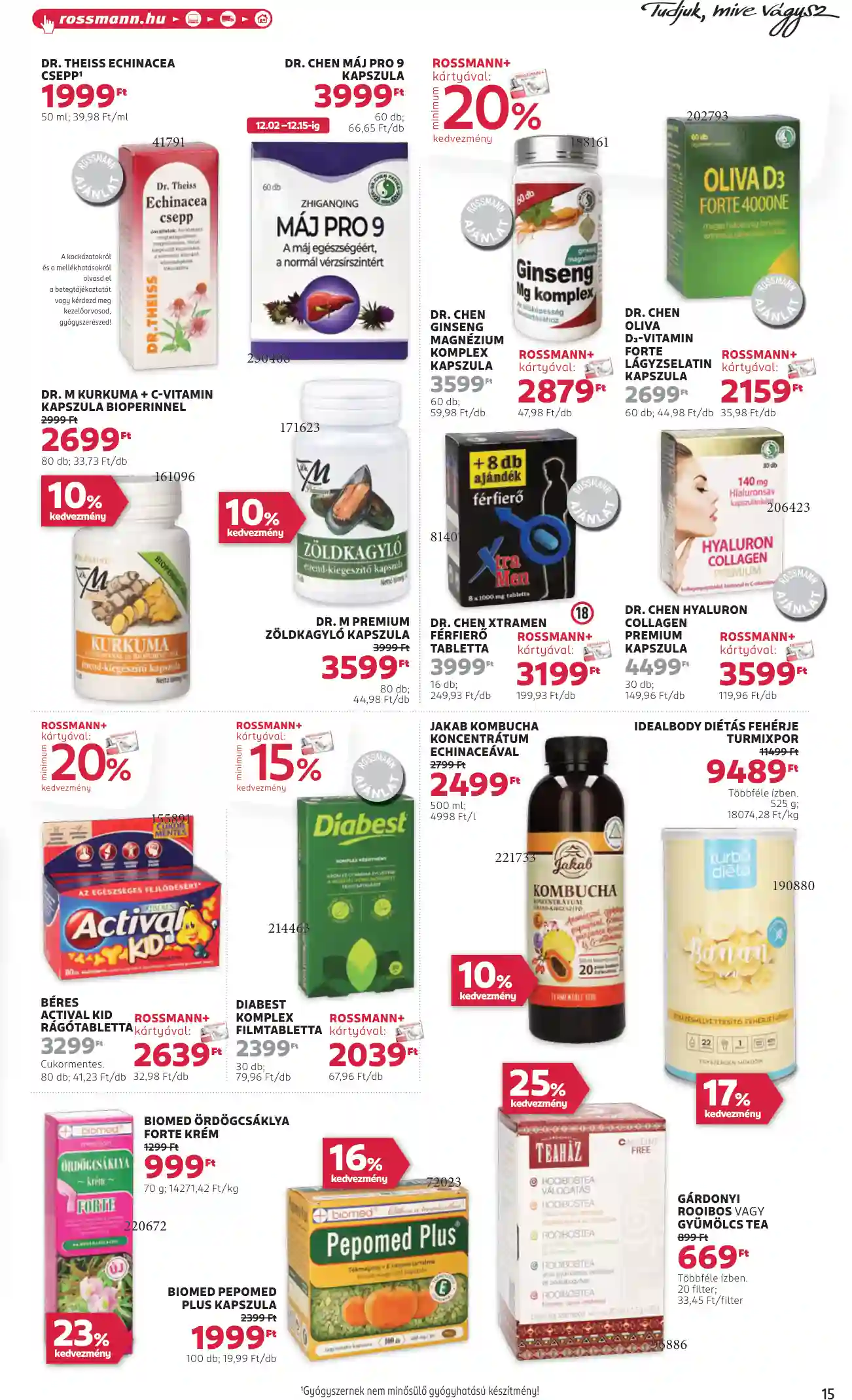 Rossmann akciós újság 49. hét (9 oldal)