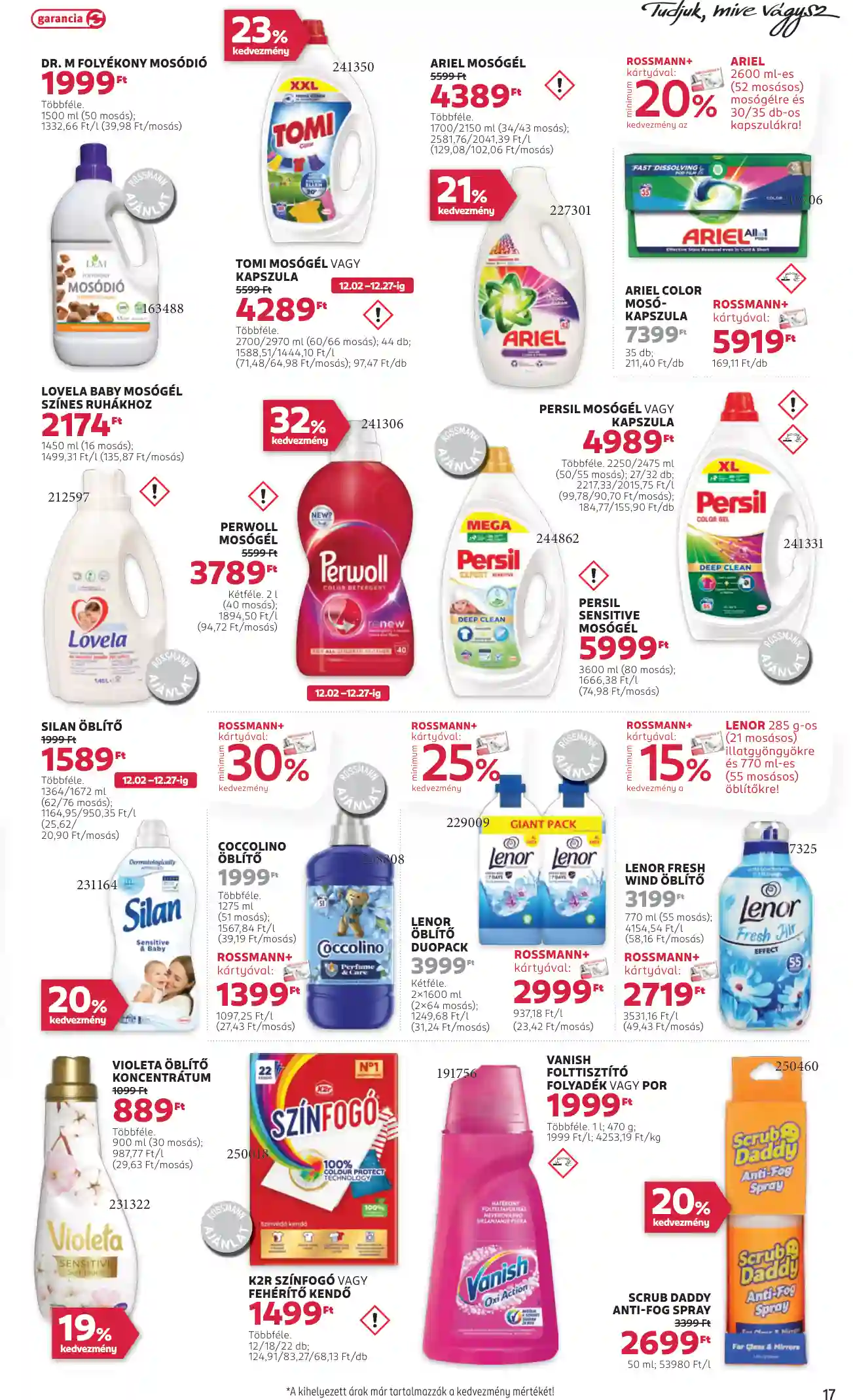 Rossmann akciós újság 49. hét (11 oldal)