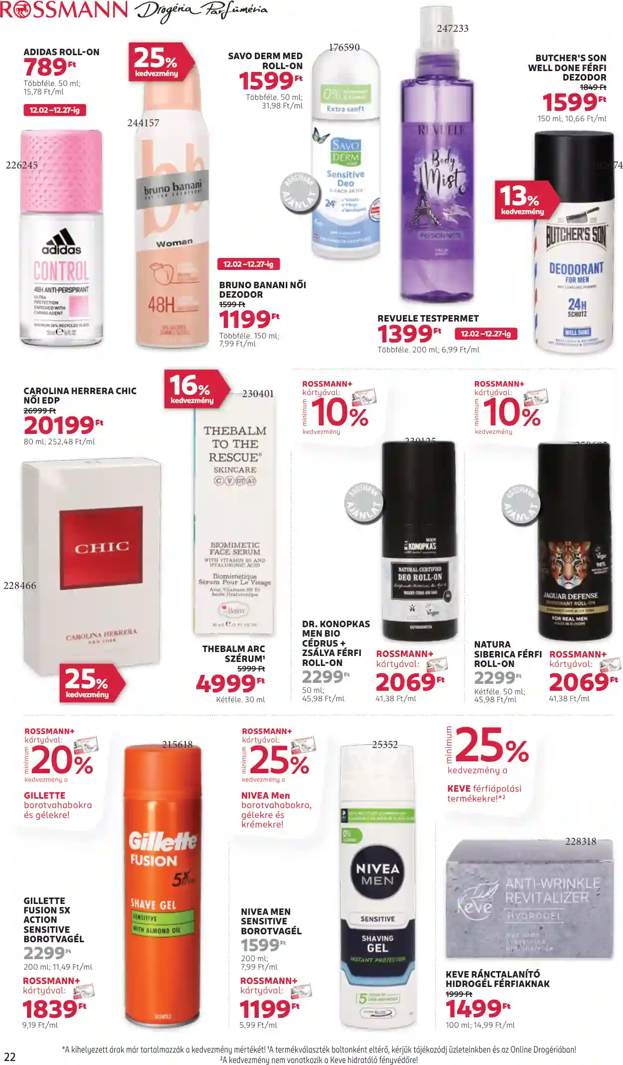 Rossmann akciós újság 49. hét (17 oldal)