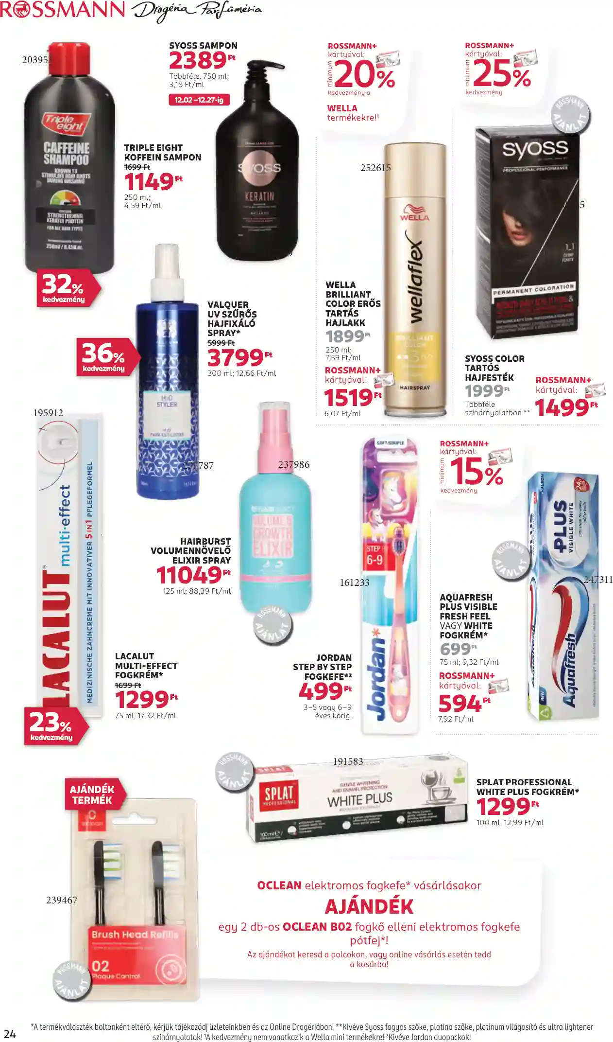 Rossmann akciós újság 49. hét (19 oldal)