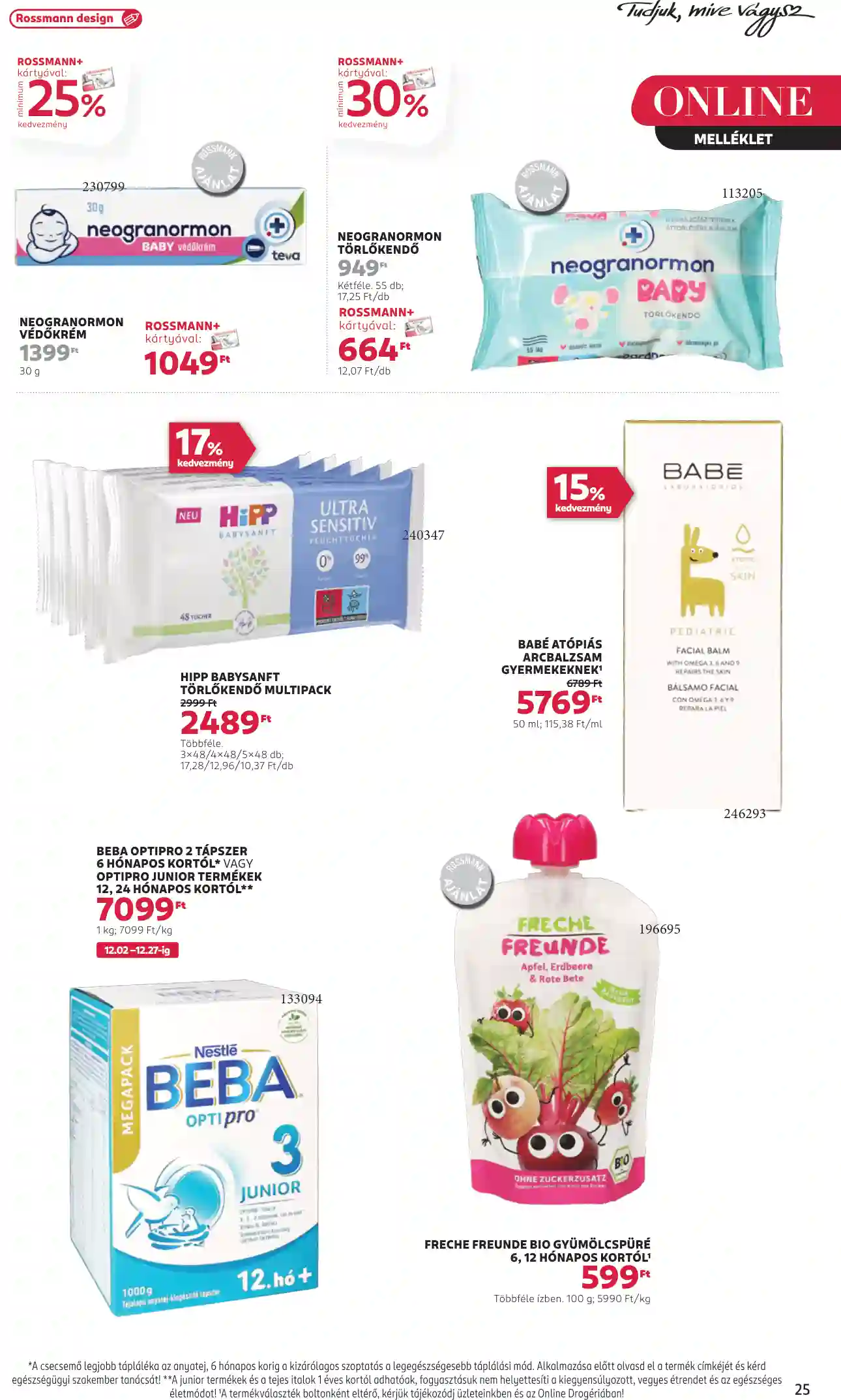 Rossmann akciós újság 49. hét (20 oldal)