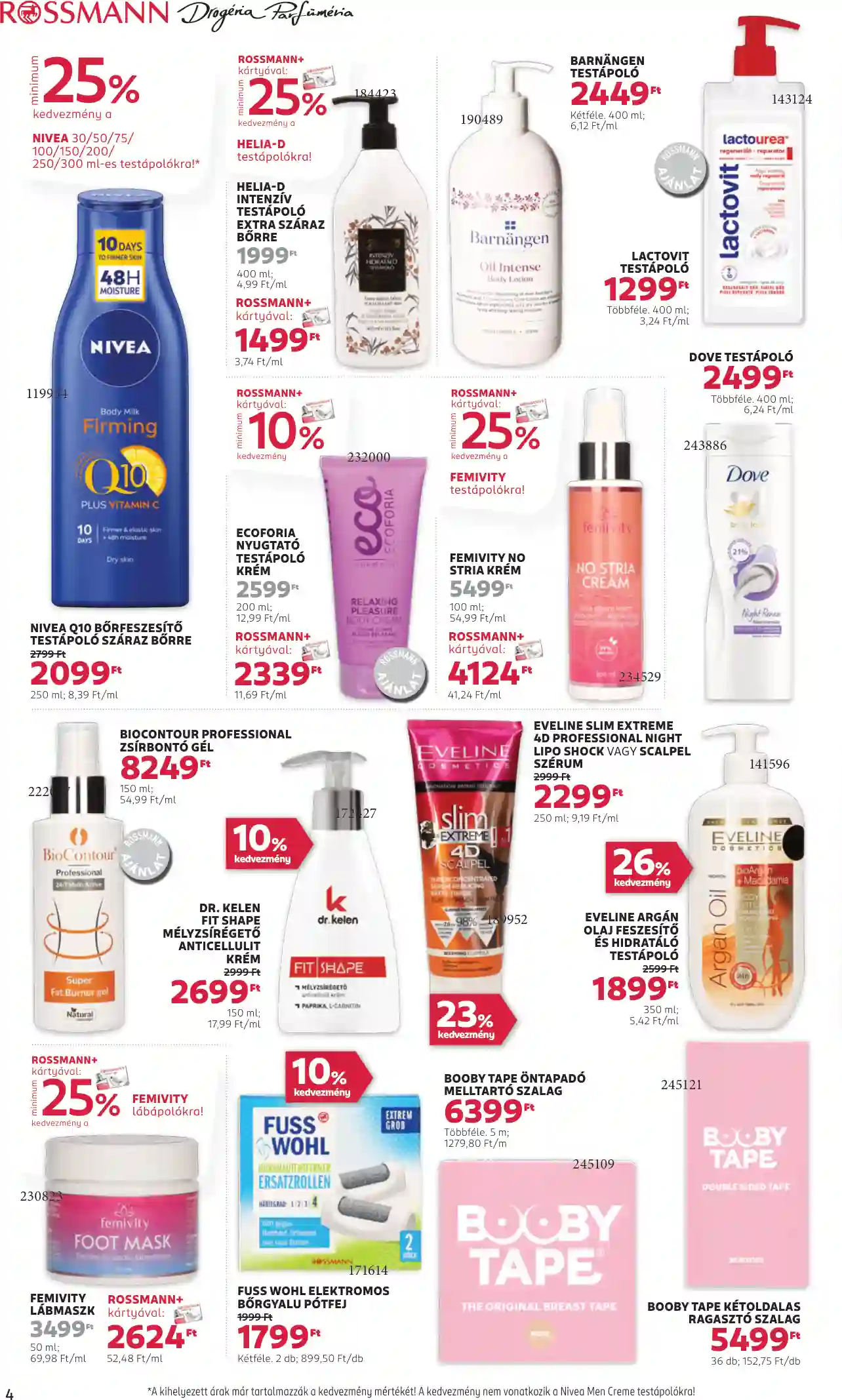 Rossmann akciós újság 49. hét (24 oldal)