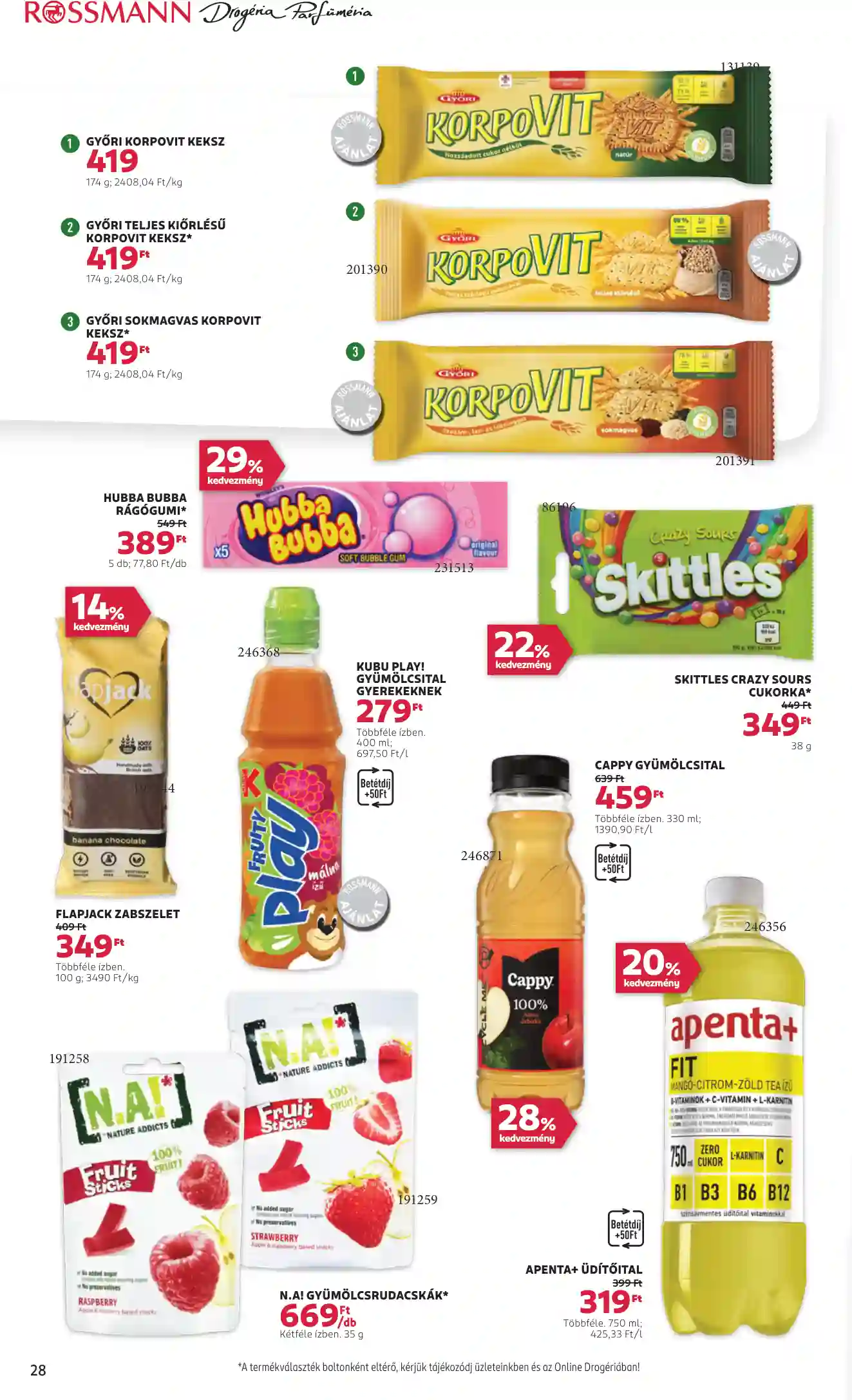 Rossmann akciós újság 49. hét (26 oldal)