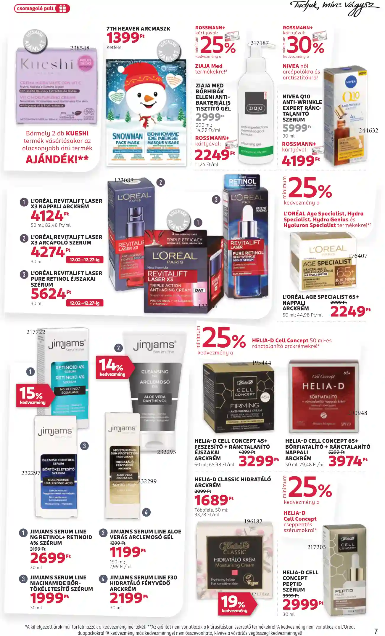Rossmann akciós újság 49. hét (31 oldal)