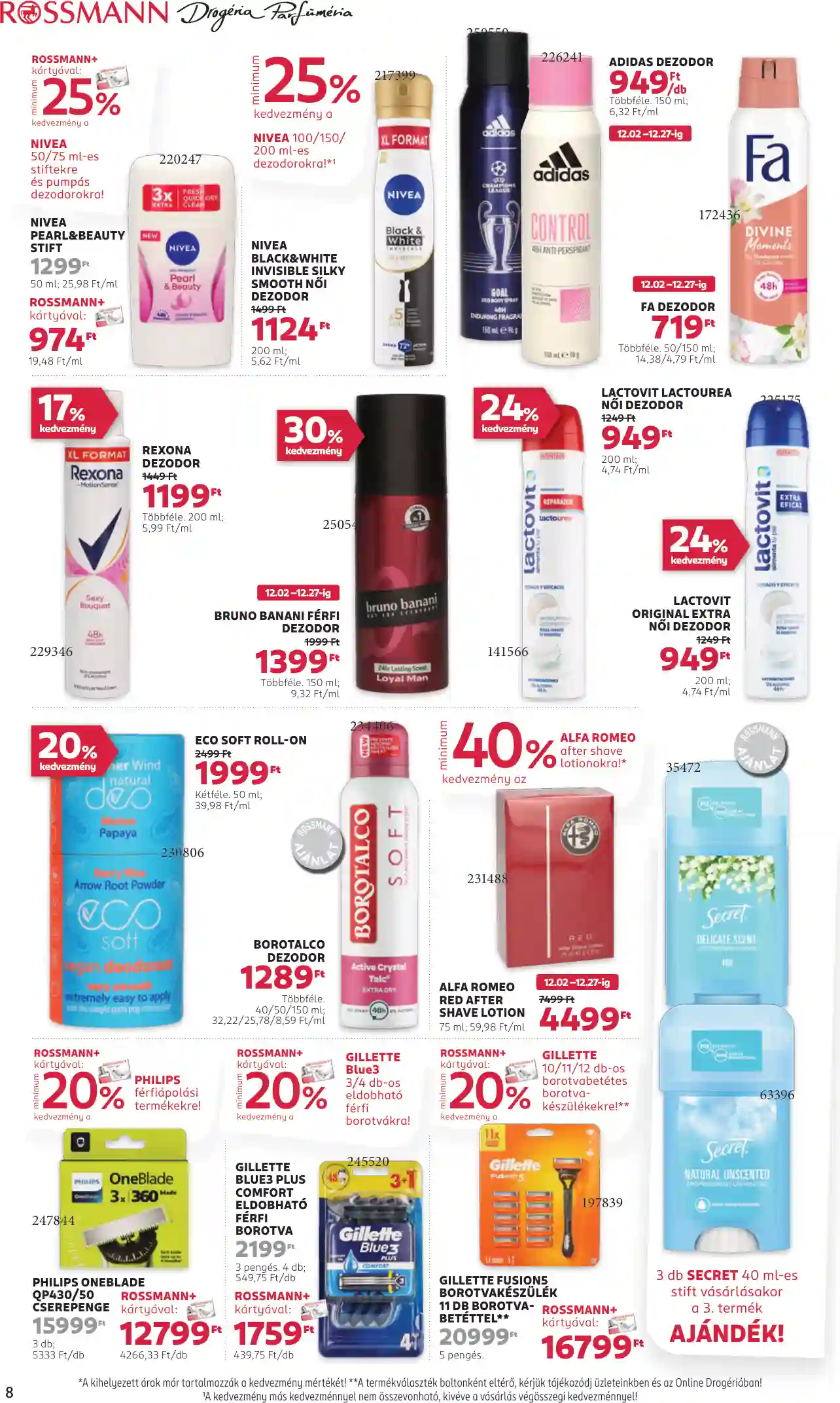 Rossmann akciós újság 49. hét (32 oldal)