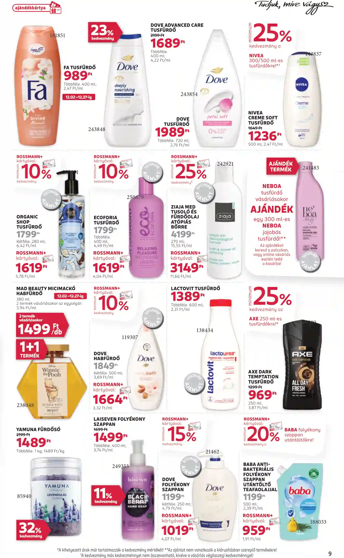 Rossmann akciós újság 49. hét (33 oldal)