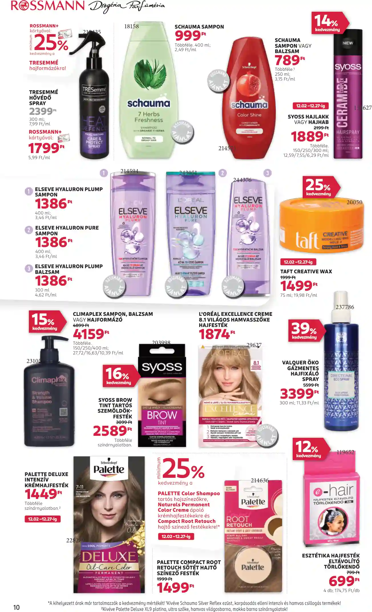Rossmann akciós újság 49. hét (34 oldal)