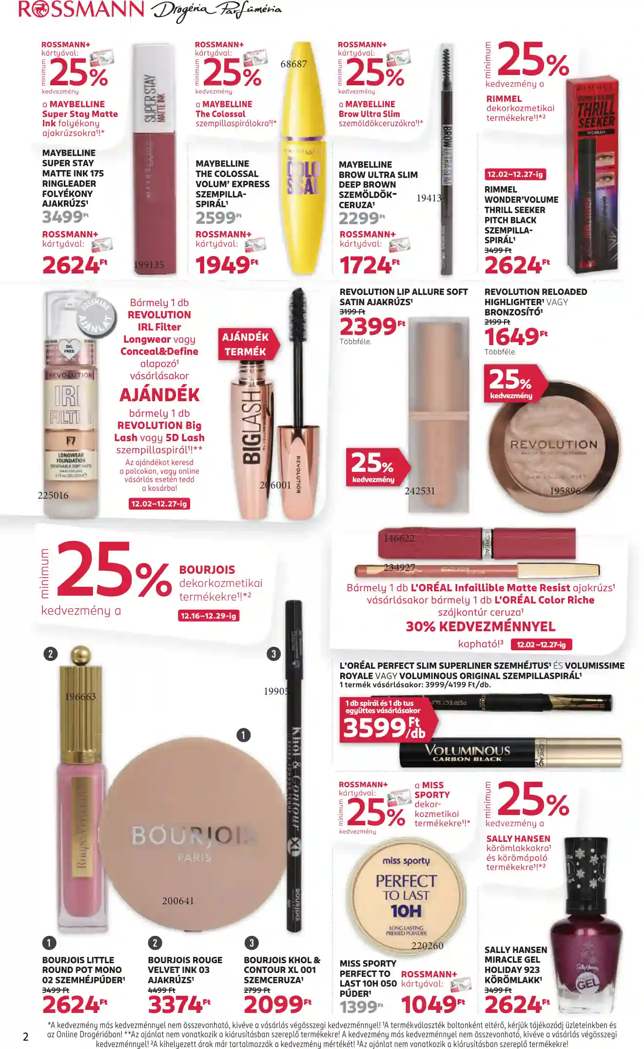 Rossmann akciós újság 51. hét (2 oldal)