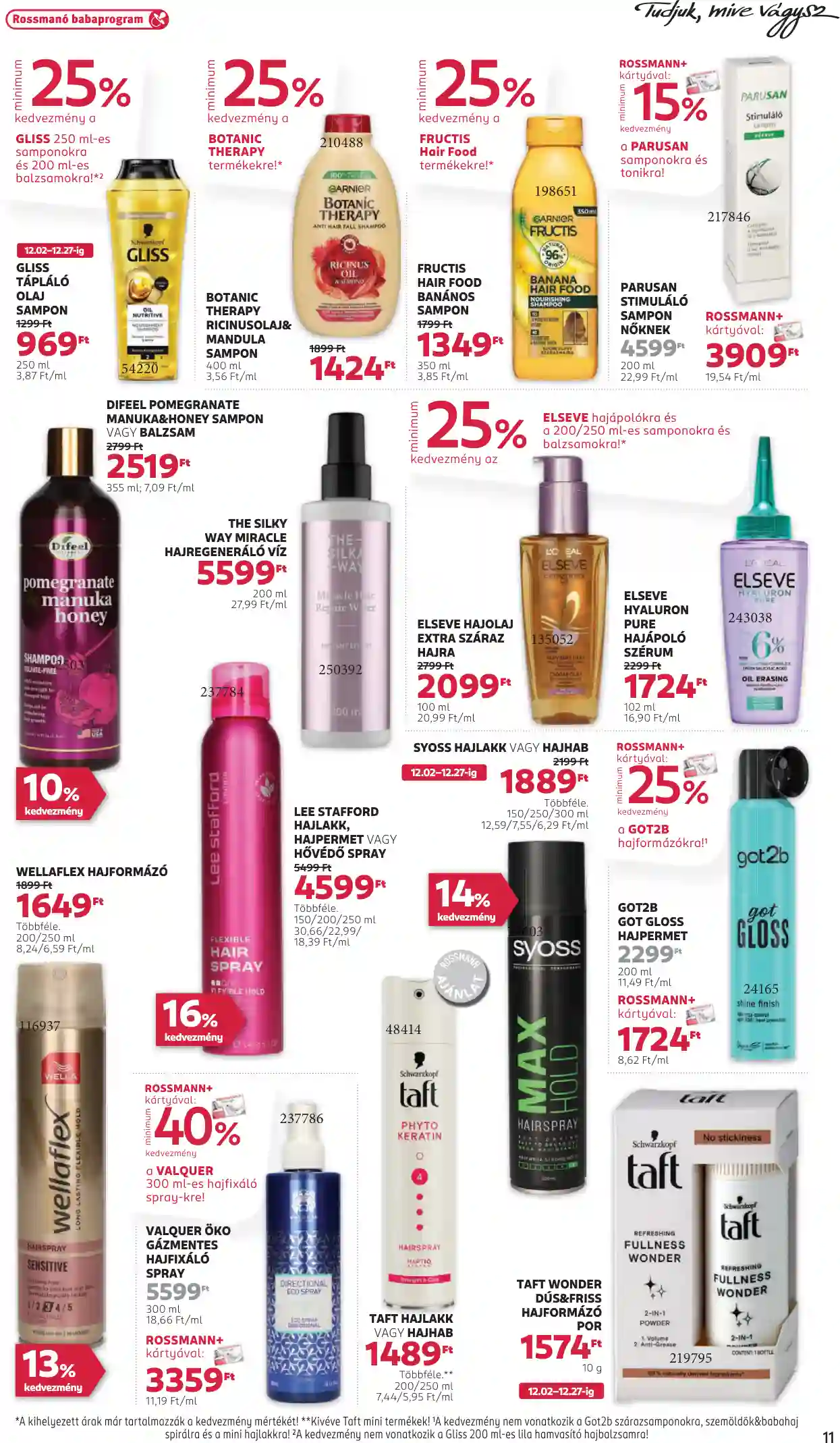 Rossmann akciós újság 51. hét (3 oldal)