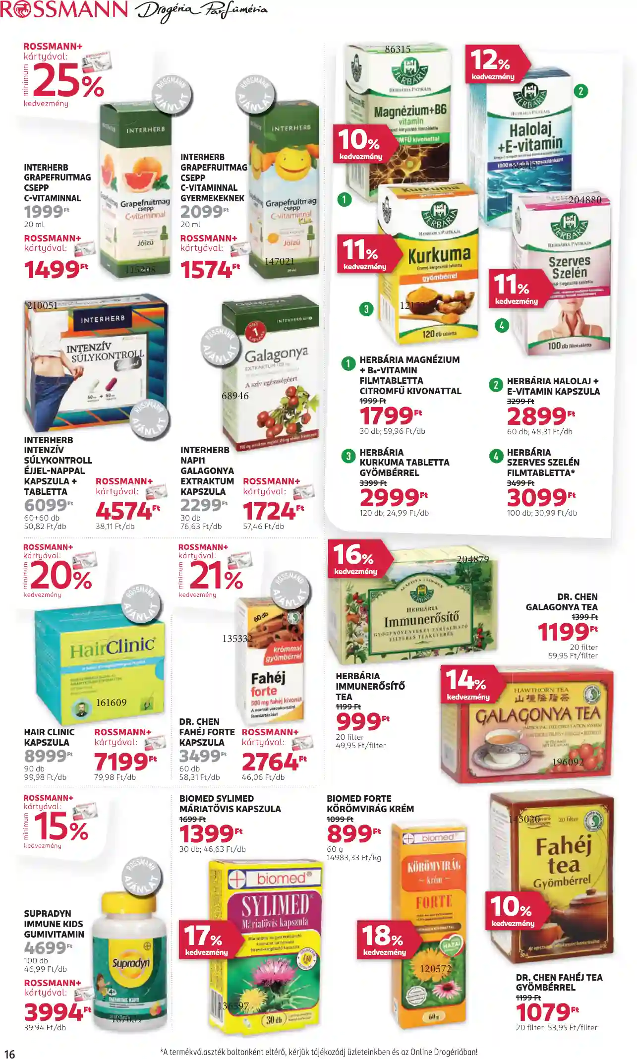 Rossmann akciós újság 51. hét (10 oldal)