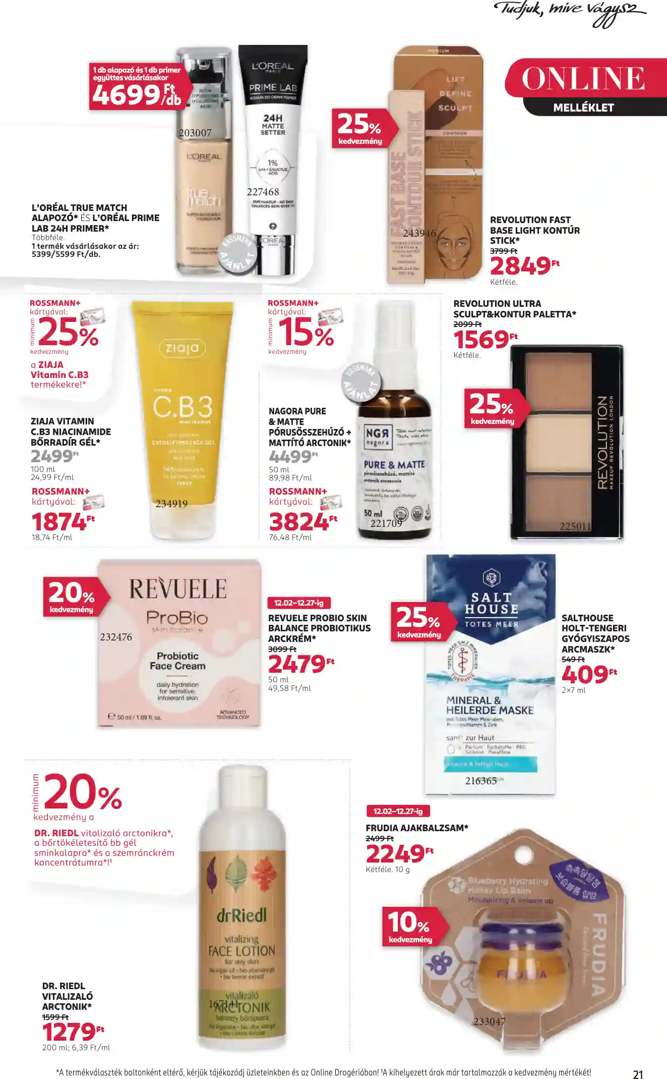 Rossmann akciós újság 51. hét (16 oldal)