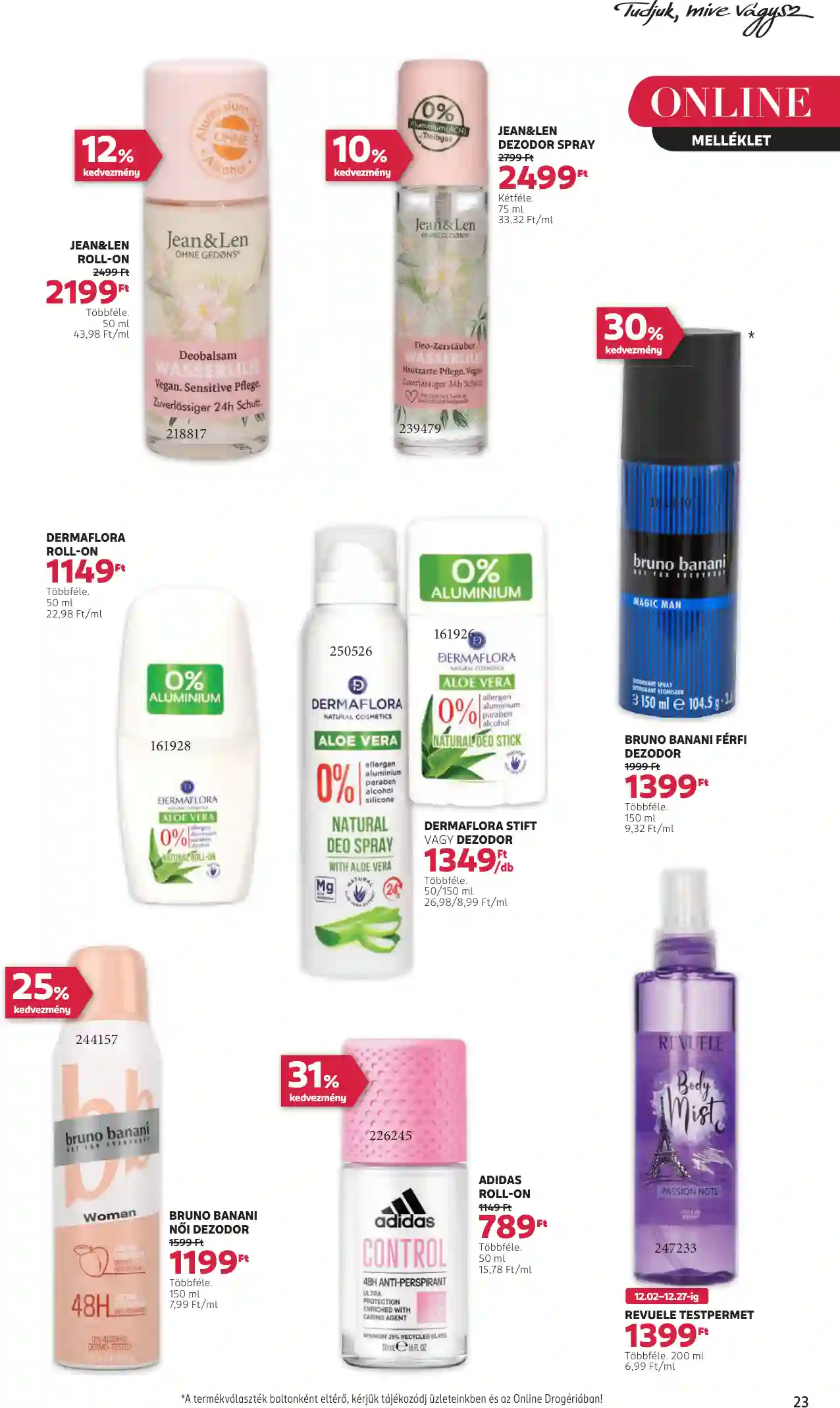 Rossmann akciós újság 51. hét (18 oldal)