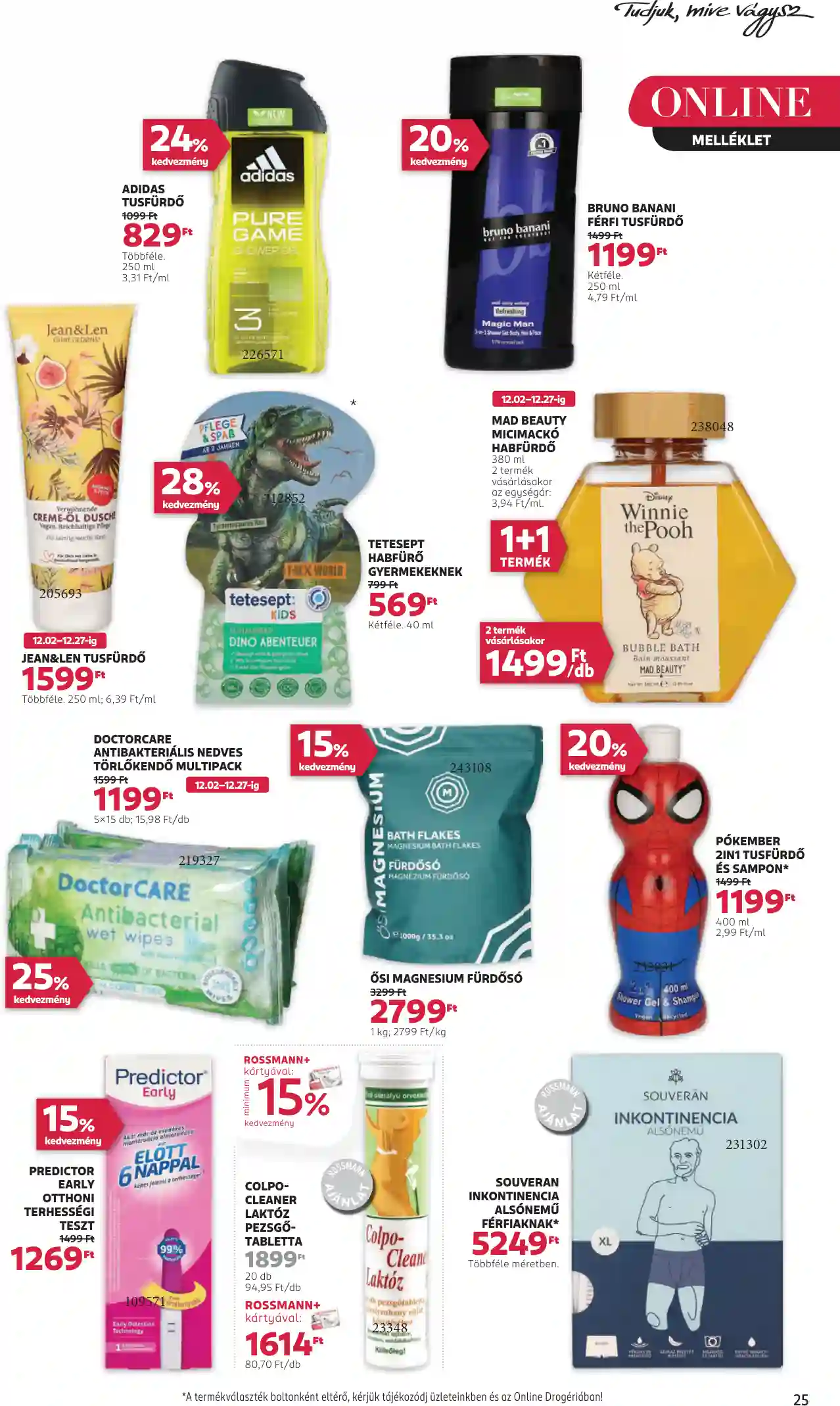 Rossmann akciós újság 51. hét (20 oldal)