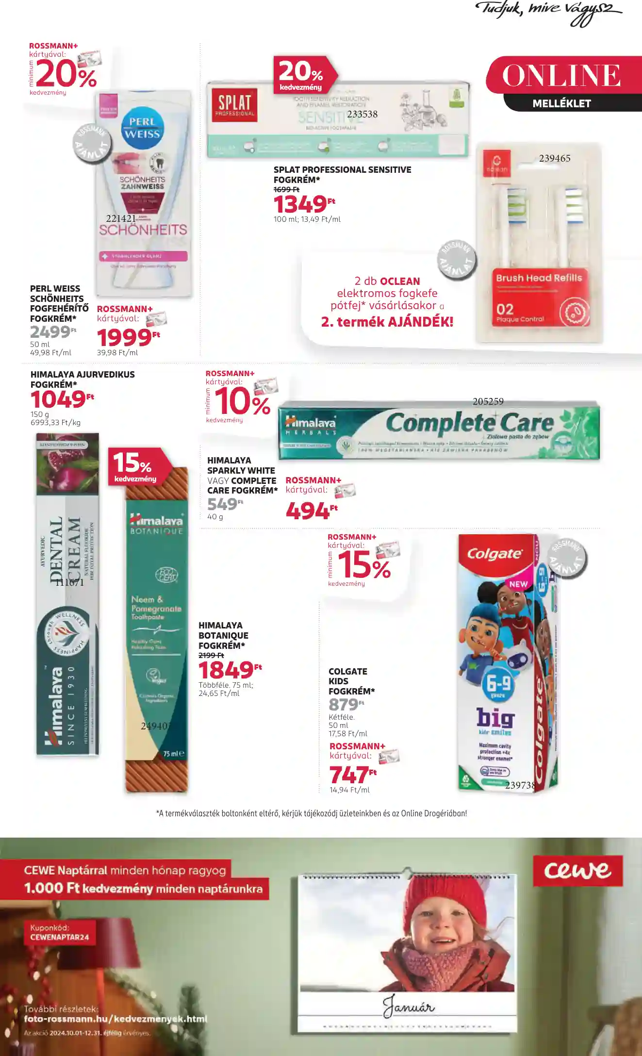 Rossmann akciós újság 51. hét (22 oldal)