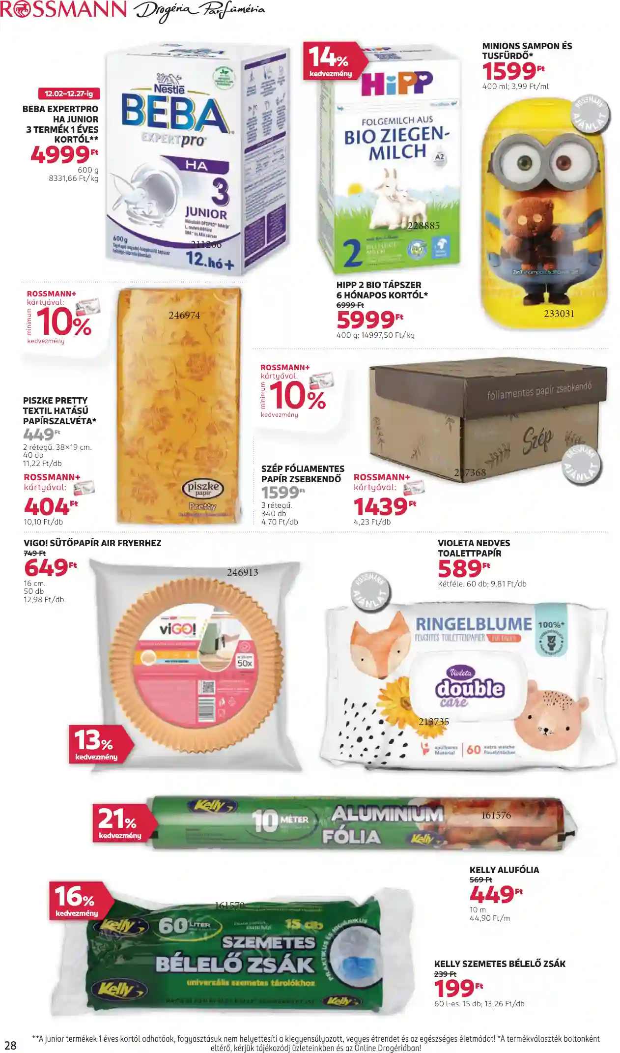 Rossmann akciós újság 51. hét (23 oldal)