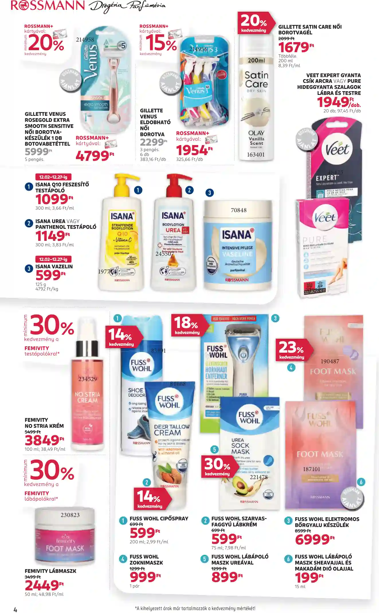 Rossmann akciós újság 51. hét (24 oldal)