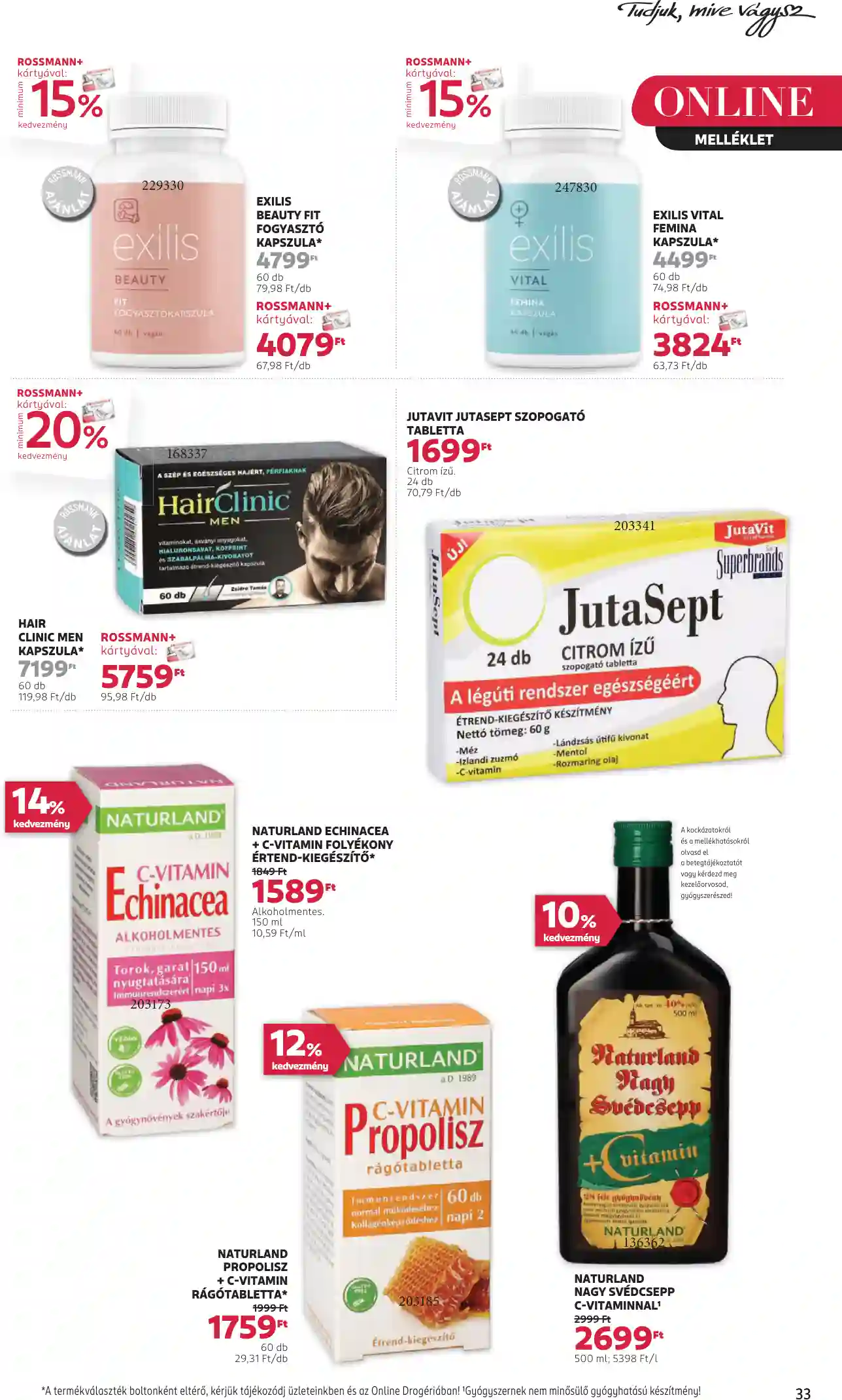Rossmann akciós újság 51. hét (29 oldal)