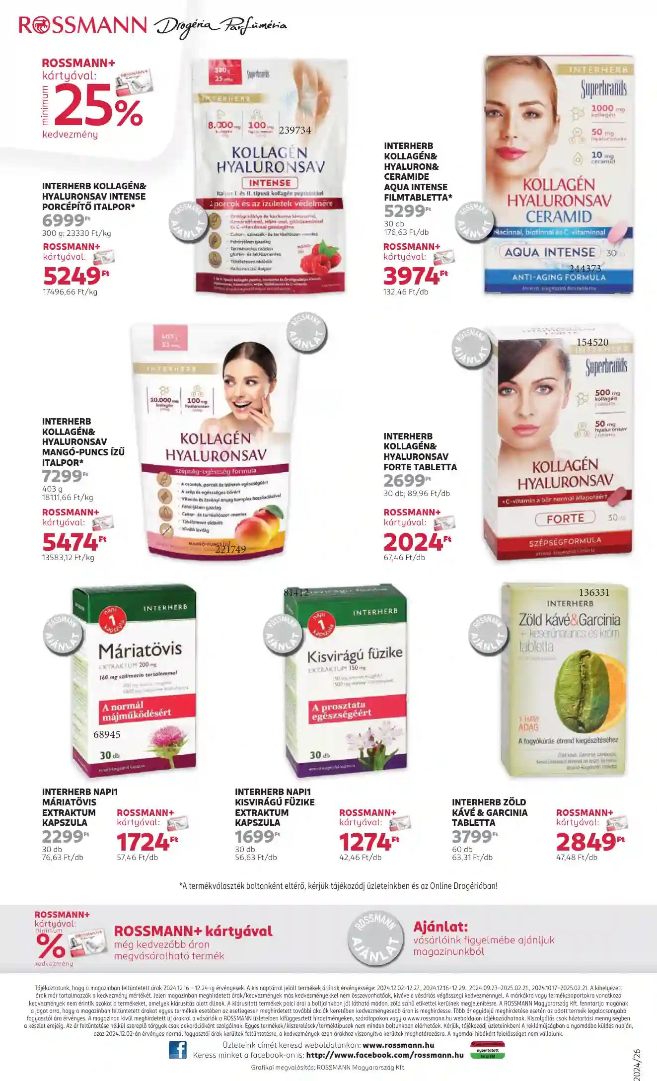 Rossmann akciós újság 51. hét (34 oldal)