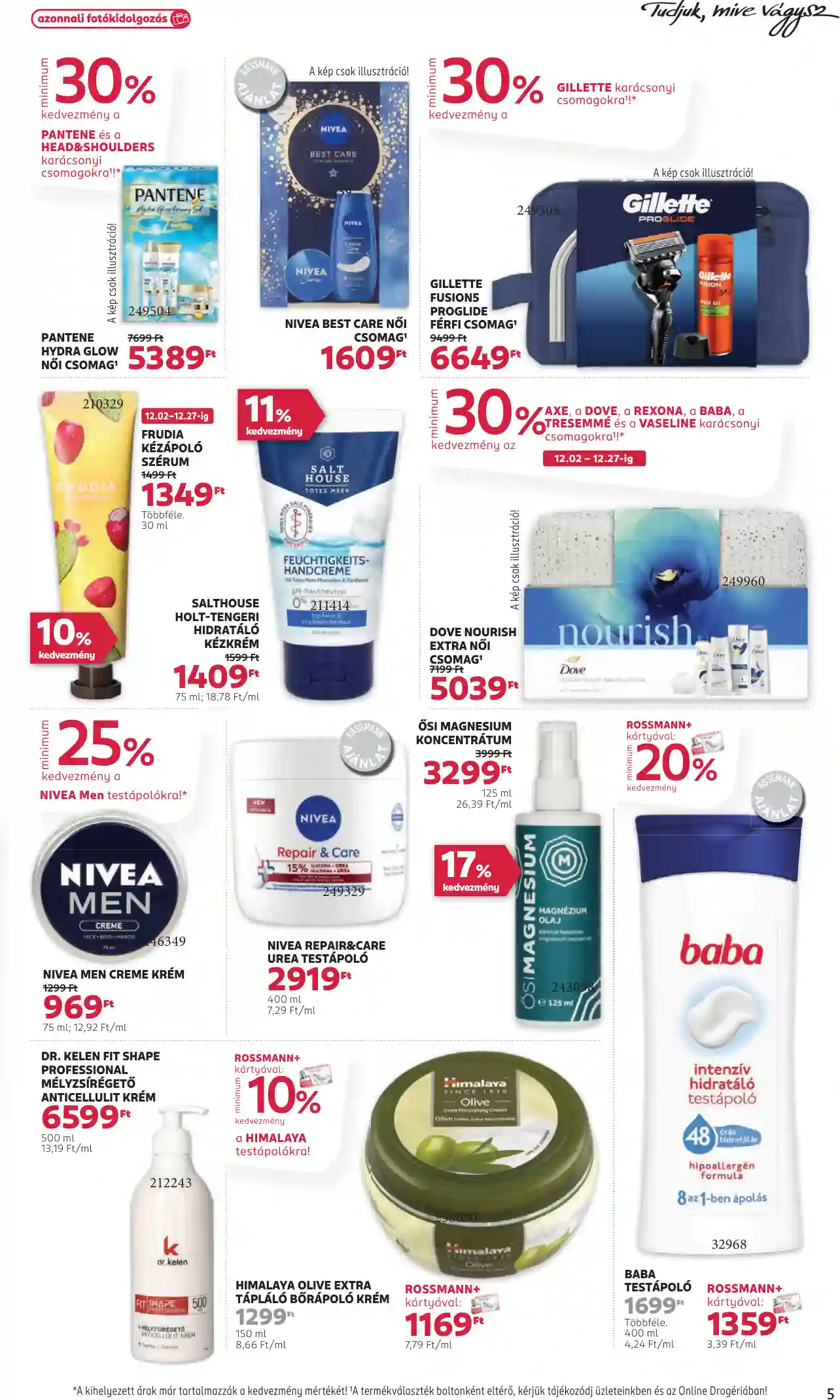 Rossmann akciós újság 51. hét (35 oldal)