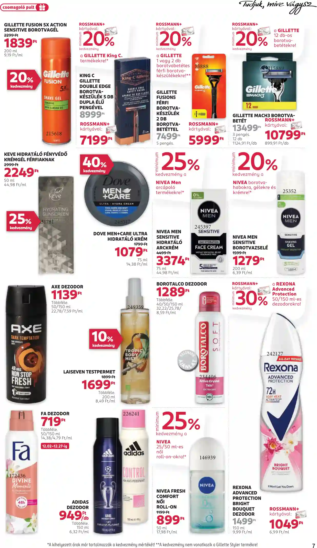 Rossmann akciós újság 51. hét (38 oldal)