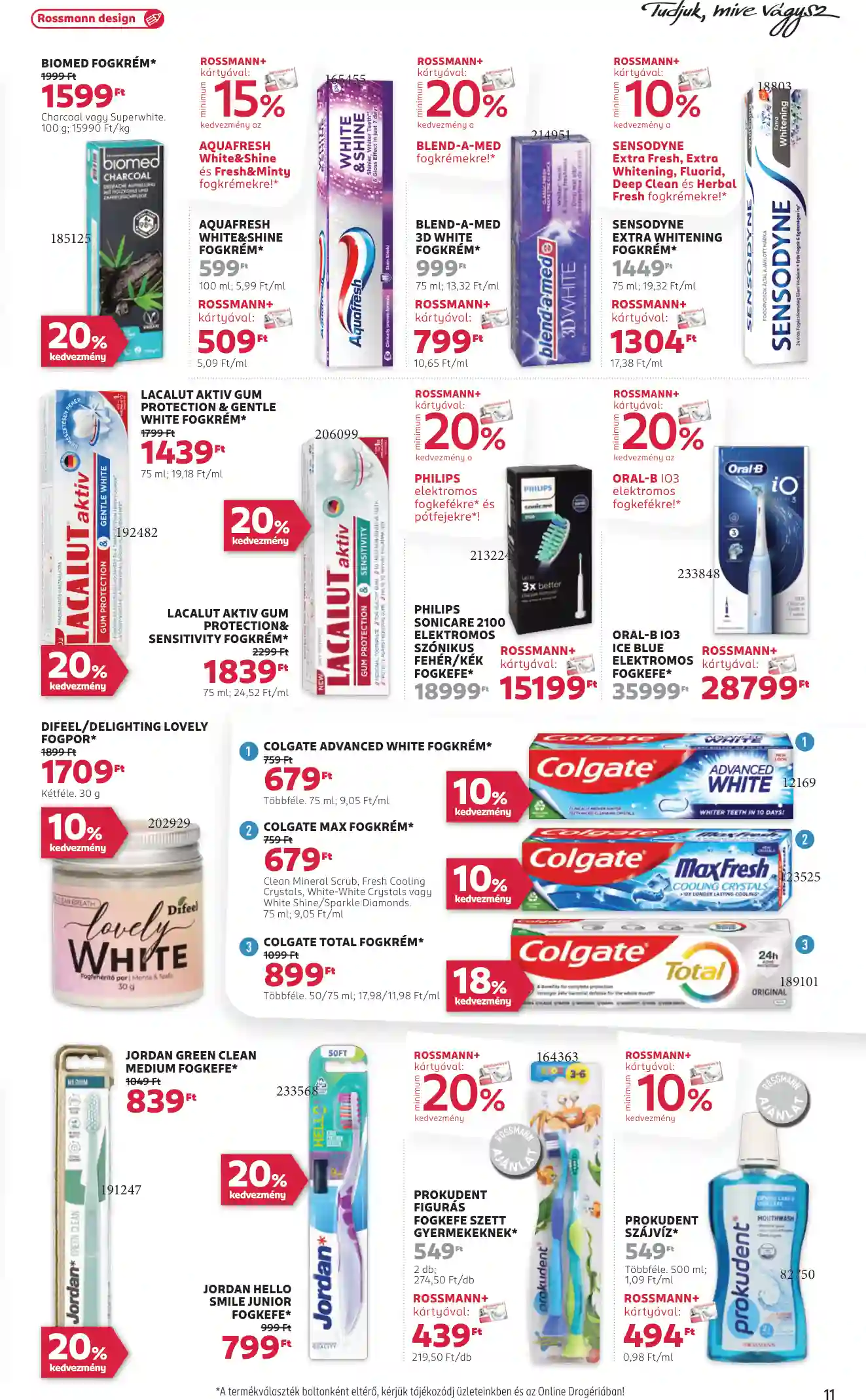 Rossmann akciós újság 1. hét (5 oldal)