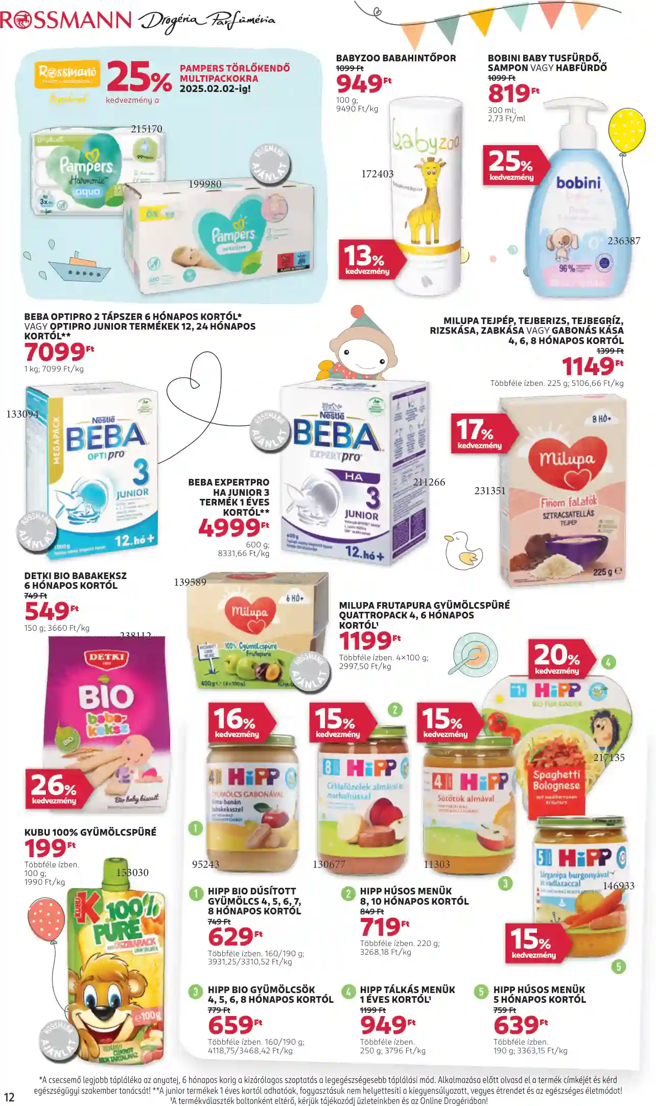 Rossmann akciós újság 1. hét (6 oldal)