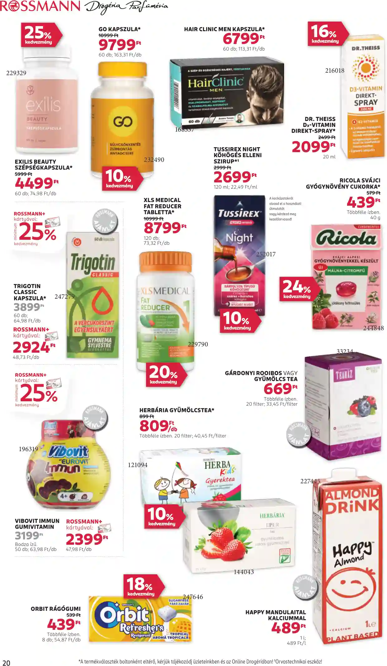 Rossmann akciós újság 1. hét (15 oldal)