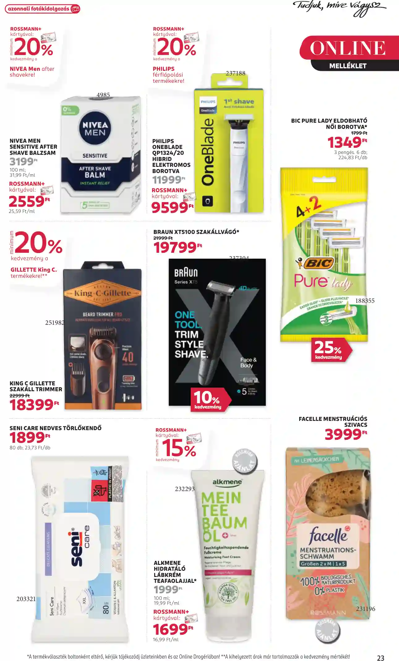 Rossmann akciós újság 1. hét (18 oldal)