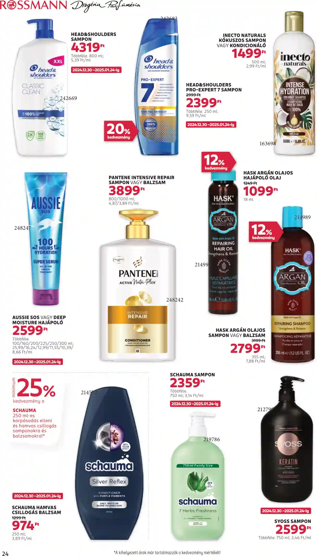 Rossmann akciós újság 1. hét (19 oldal)
