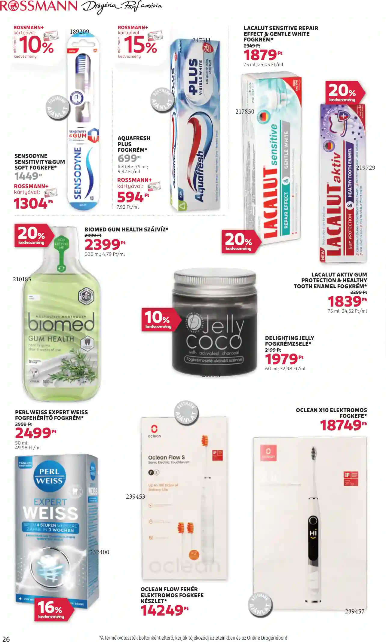 Rossmann akciós újság 1. hét (21 oldal)