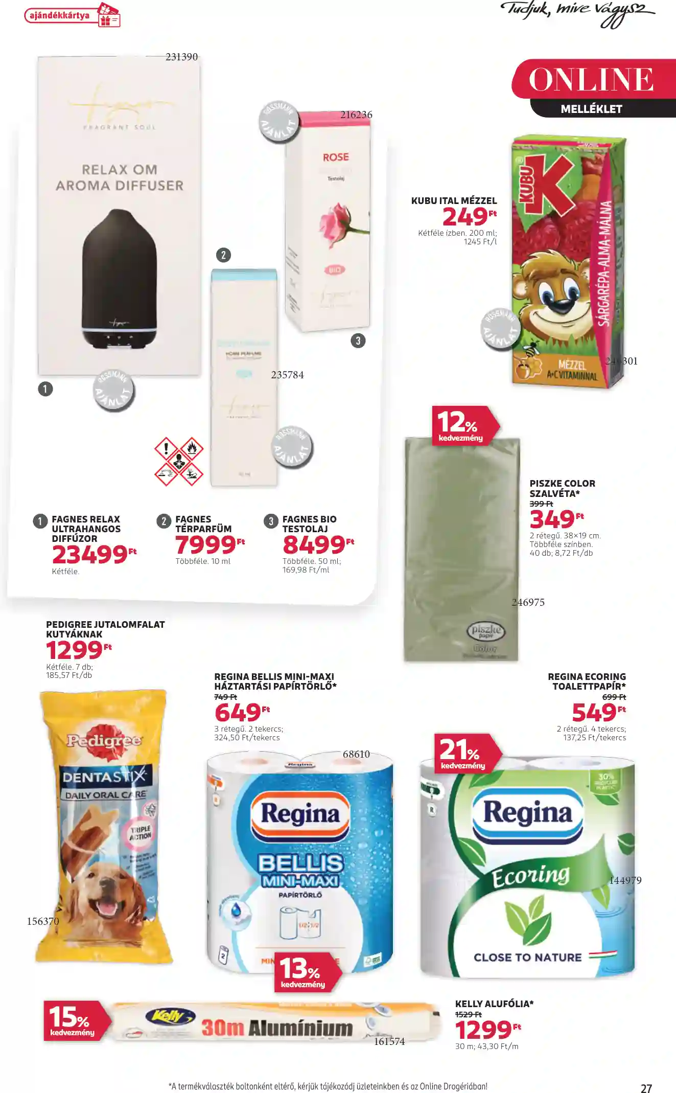 Rossmann akciós újság 1. hét (22 oldal)