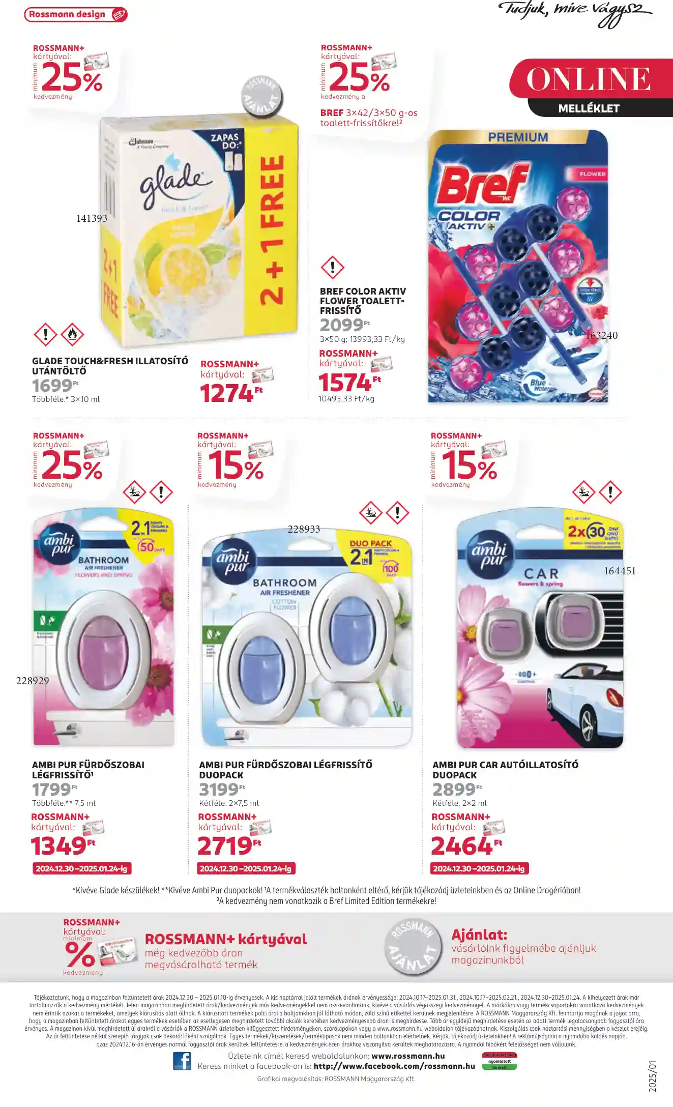 Rossmann akciós újság 1. hét (25 oldal)