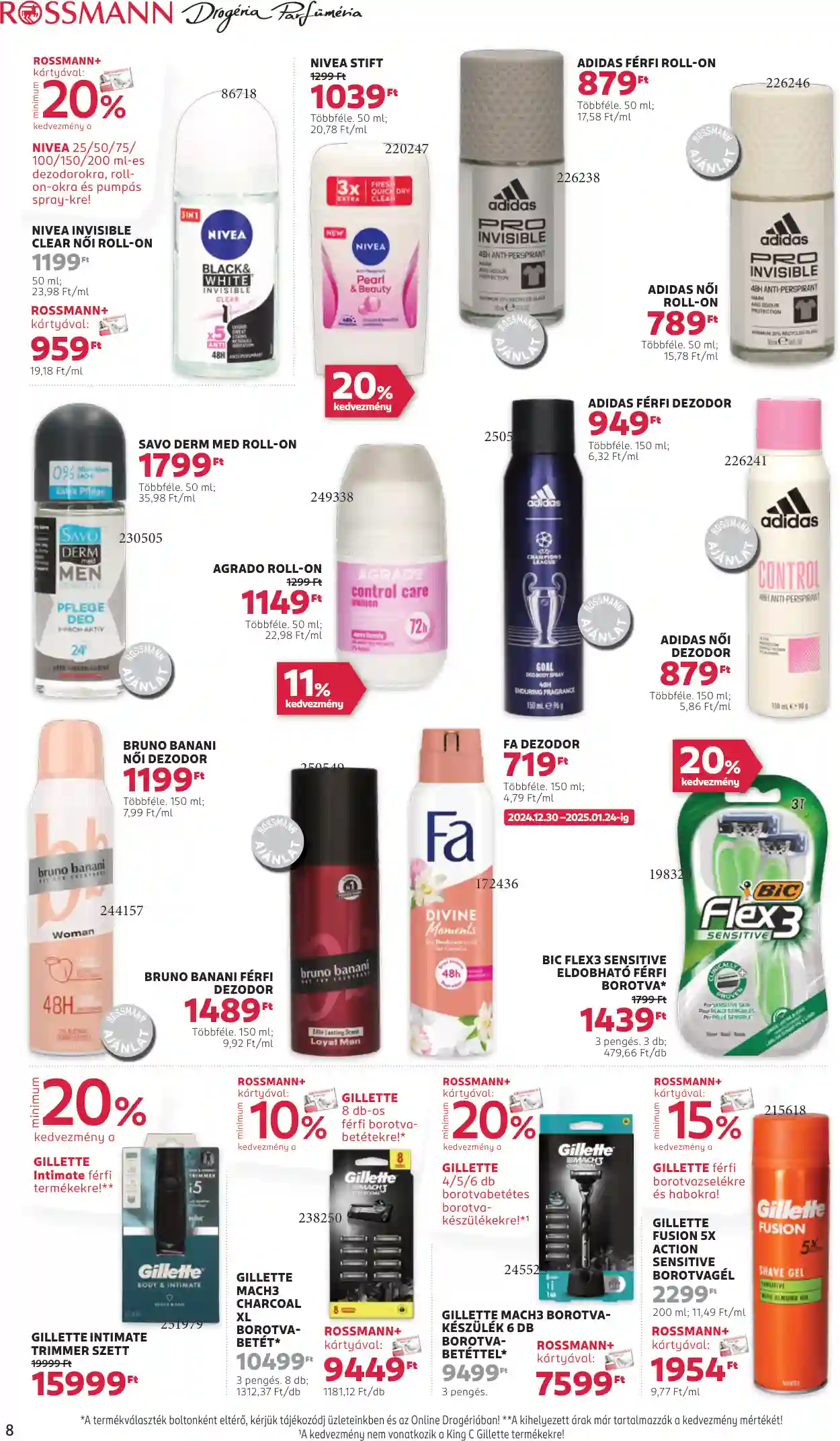 Rossmann akciós újság 1. hét (31 oldal)
