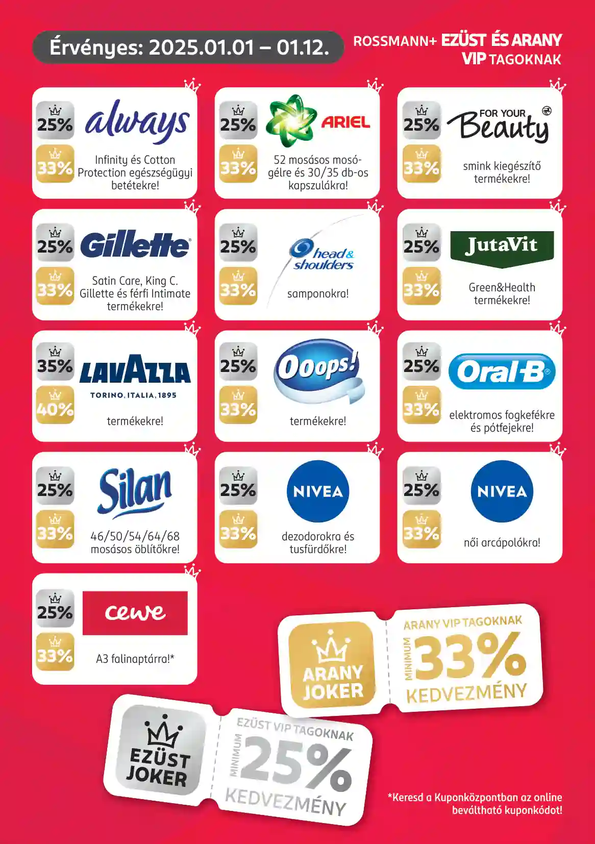 Rossmann akciós újság 1. hét (3 oldal)