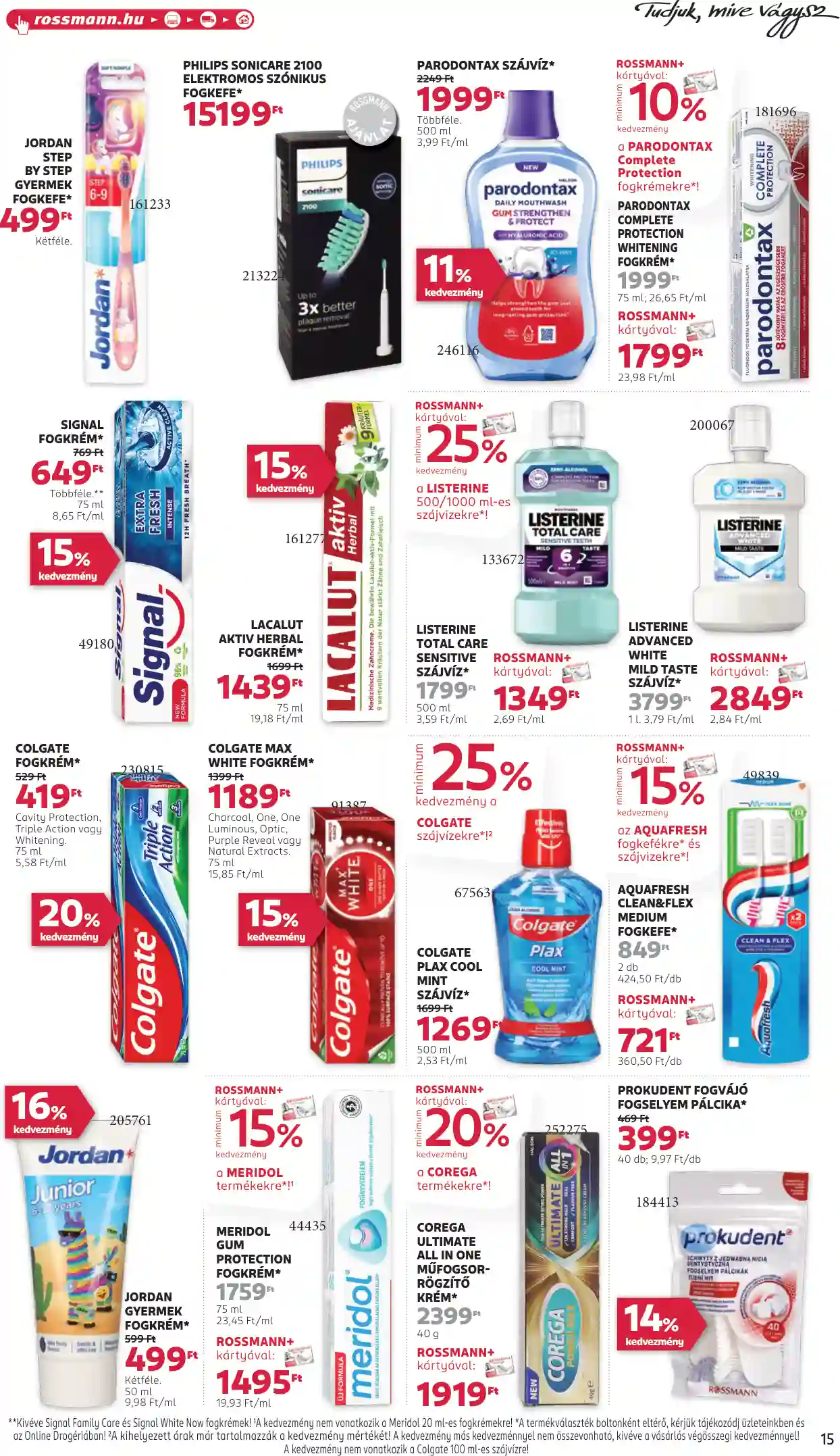Rossmann akciós újság 3. hét (9 oldal)