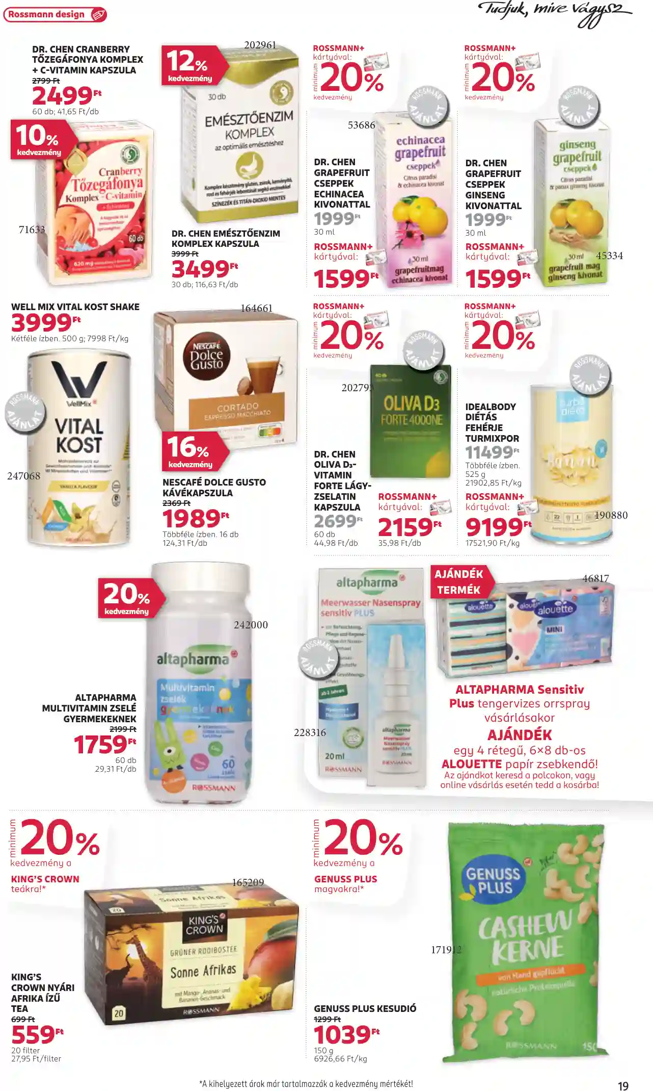 Rossmann akciós újság 3. hét (14 oldal)