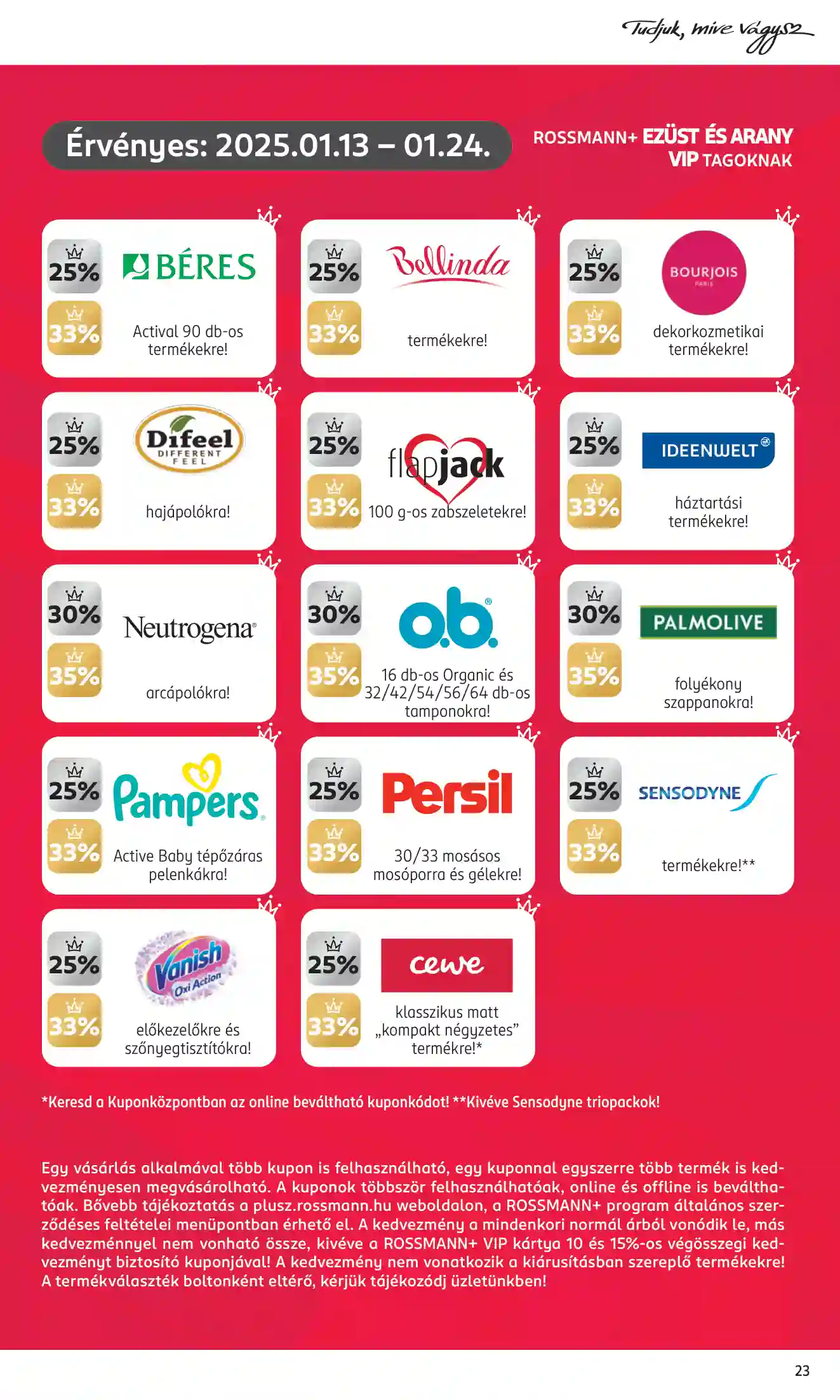 Rossmann akciós újság 3. hét (18 oldal)