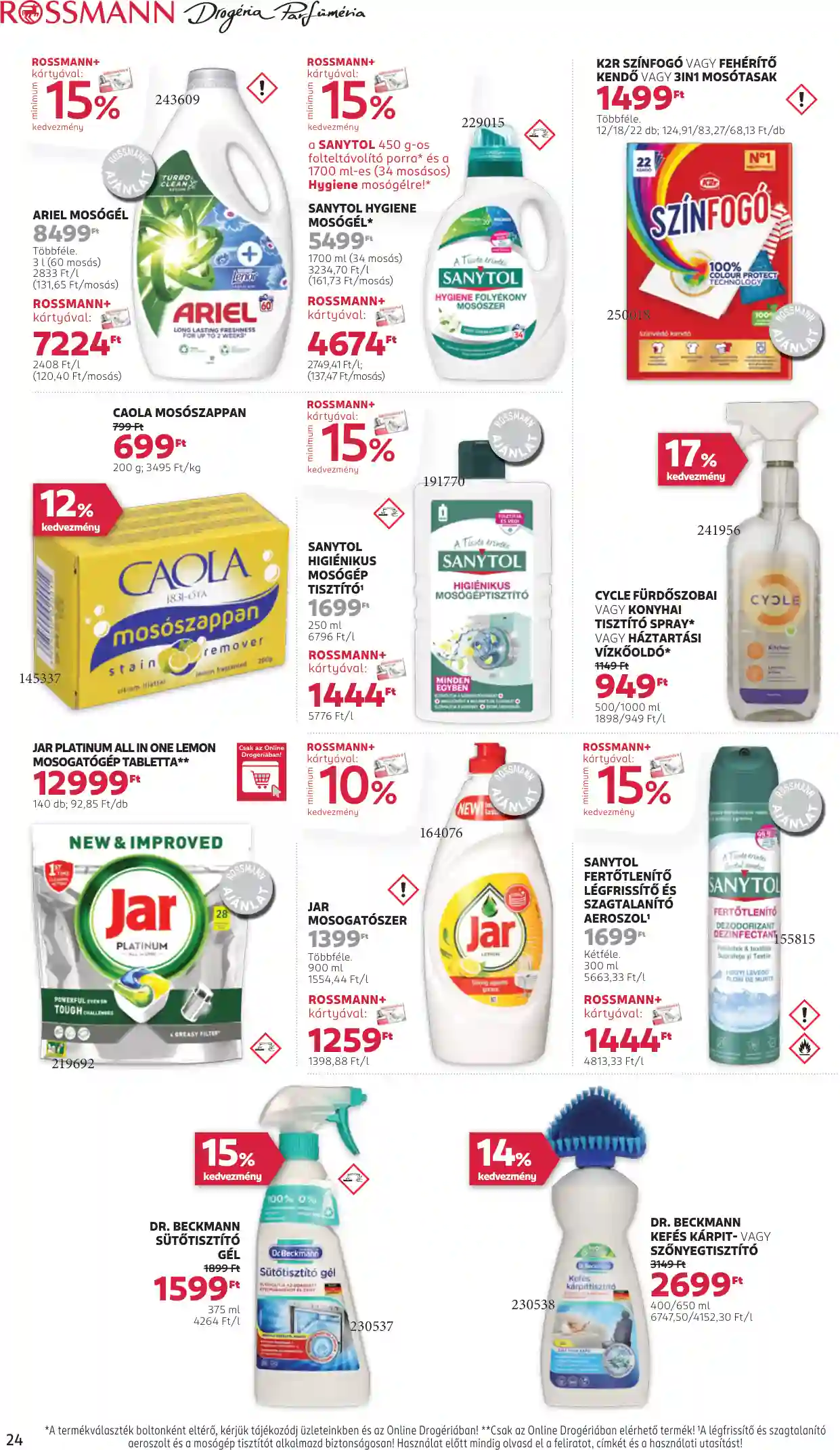 Rossmann akciós újság 3. hét (19 oldal)