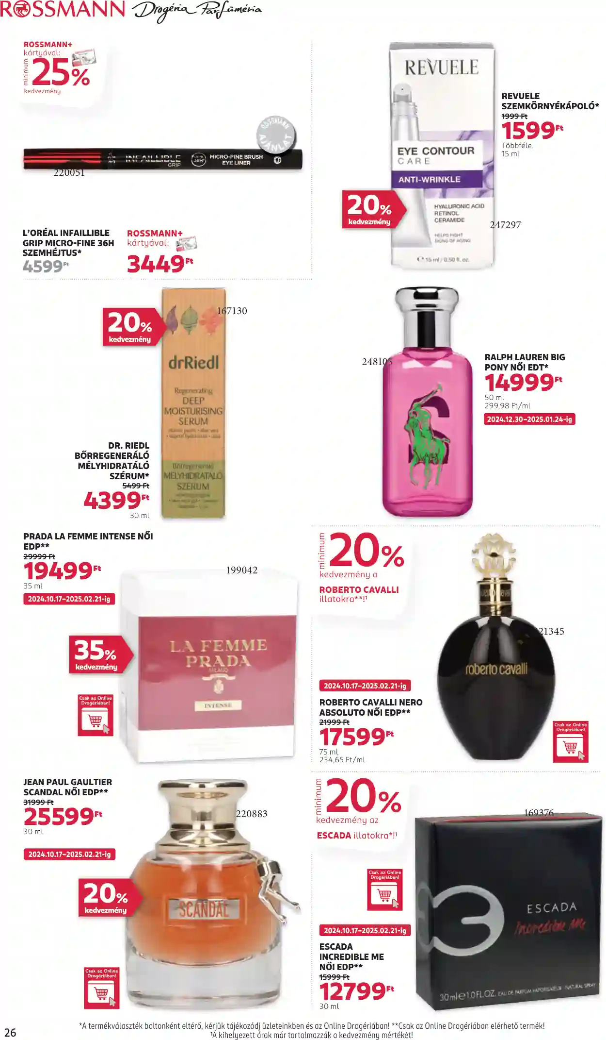 Rossmann akciós újság 3. hét (21 oldal)