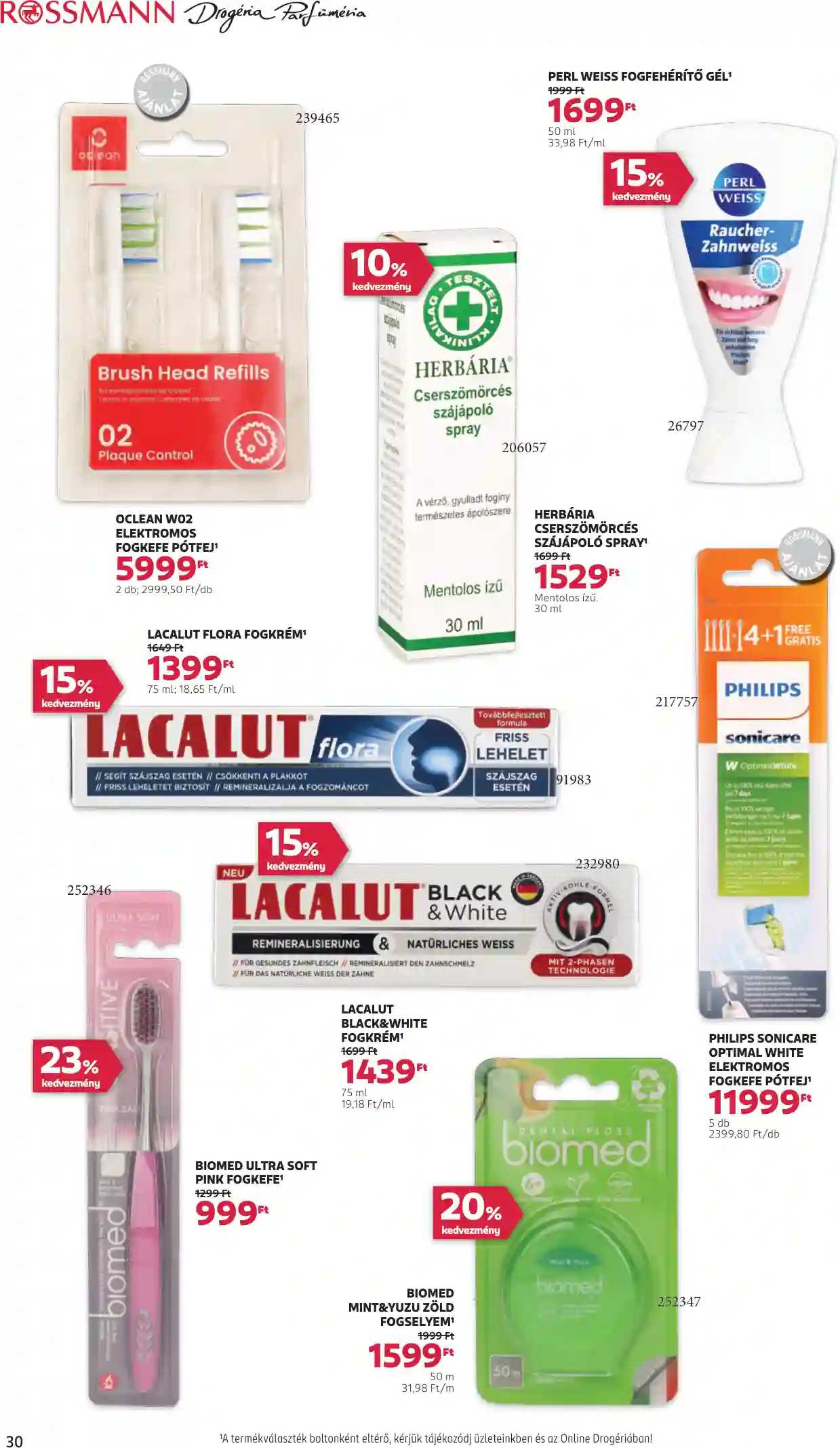 Rossmann akciós újság 3. hét (28 oldal)