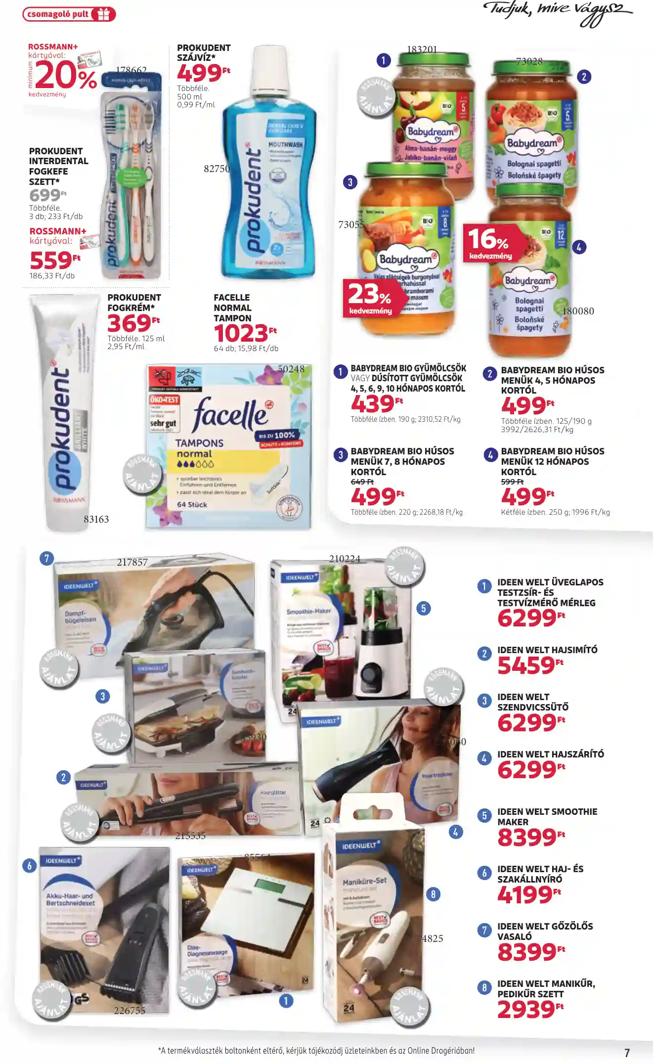 Rossmann akciós újság 3. hét (35 oldal)