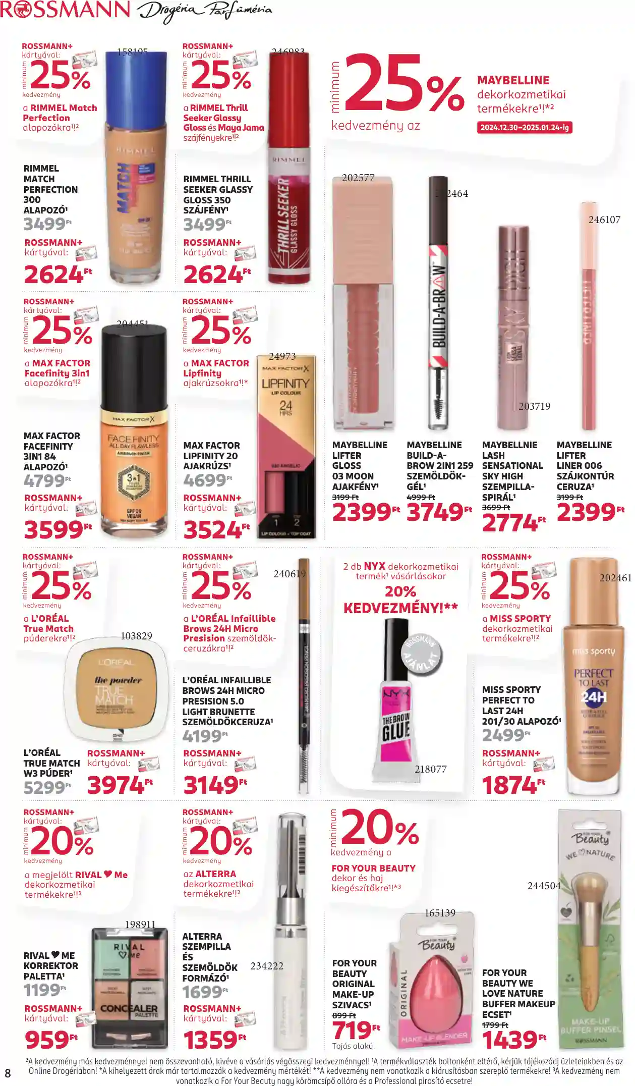 Rossmann akciós újság 3. hét (36 oldal)