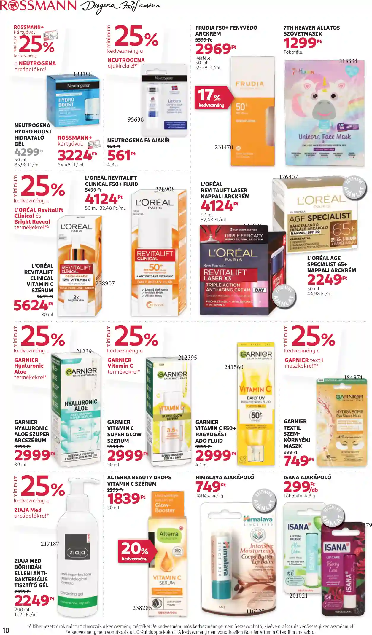 Rossmann akciós újság 3. hét (38 oldal)
