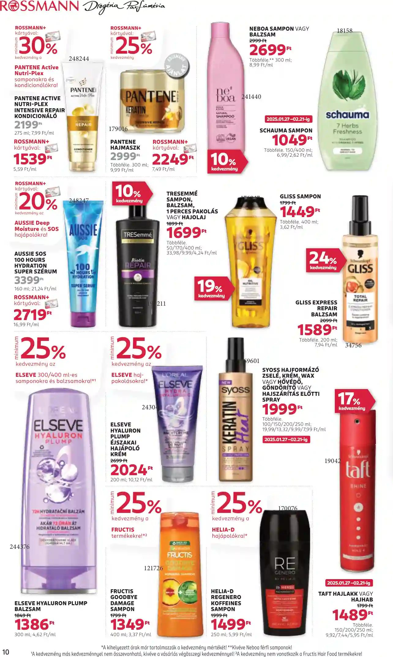 Rossmann akciós újság 5. hét (4 oldal)